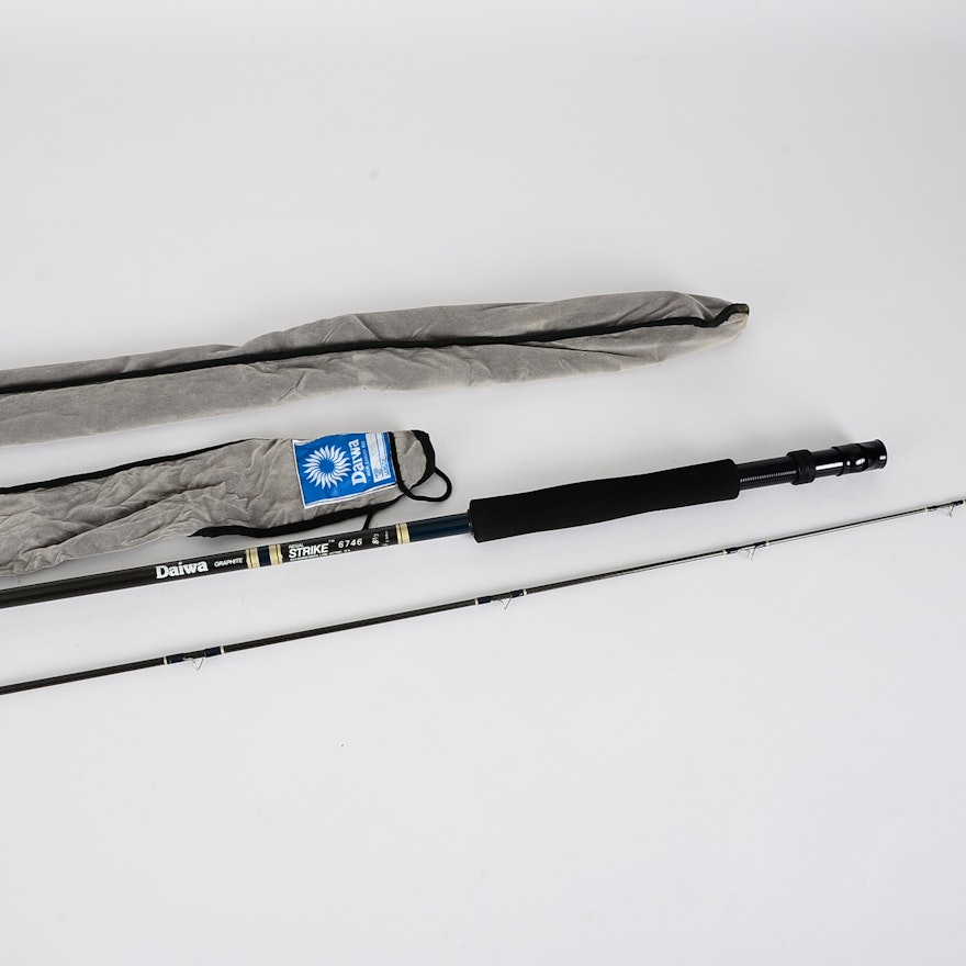 Two Daiwa Graphite Regal Strike Fly Fishing Rods