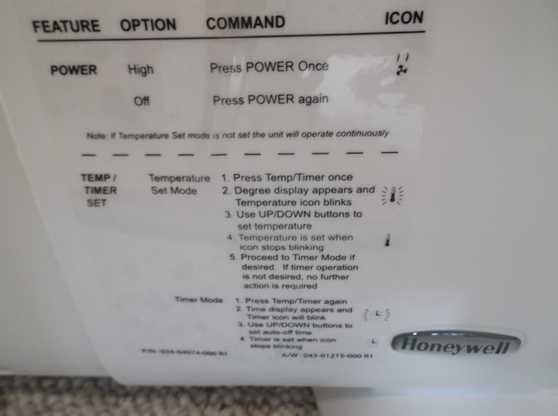 Two Honeywell Electric Baseboard Heaters 
