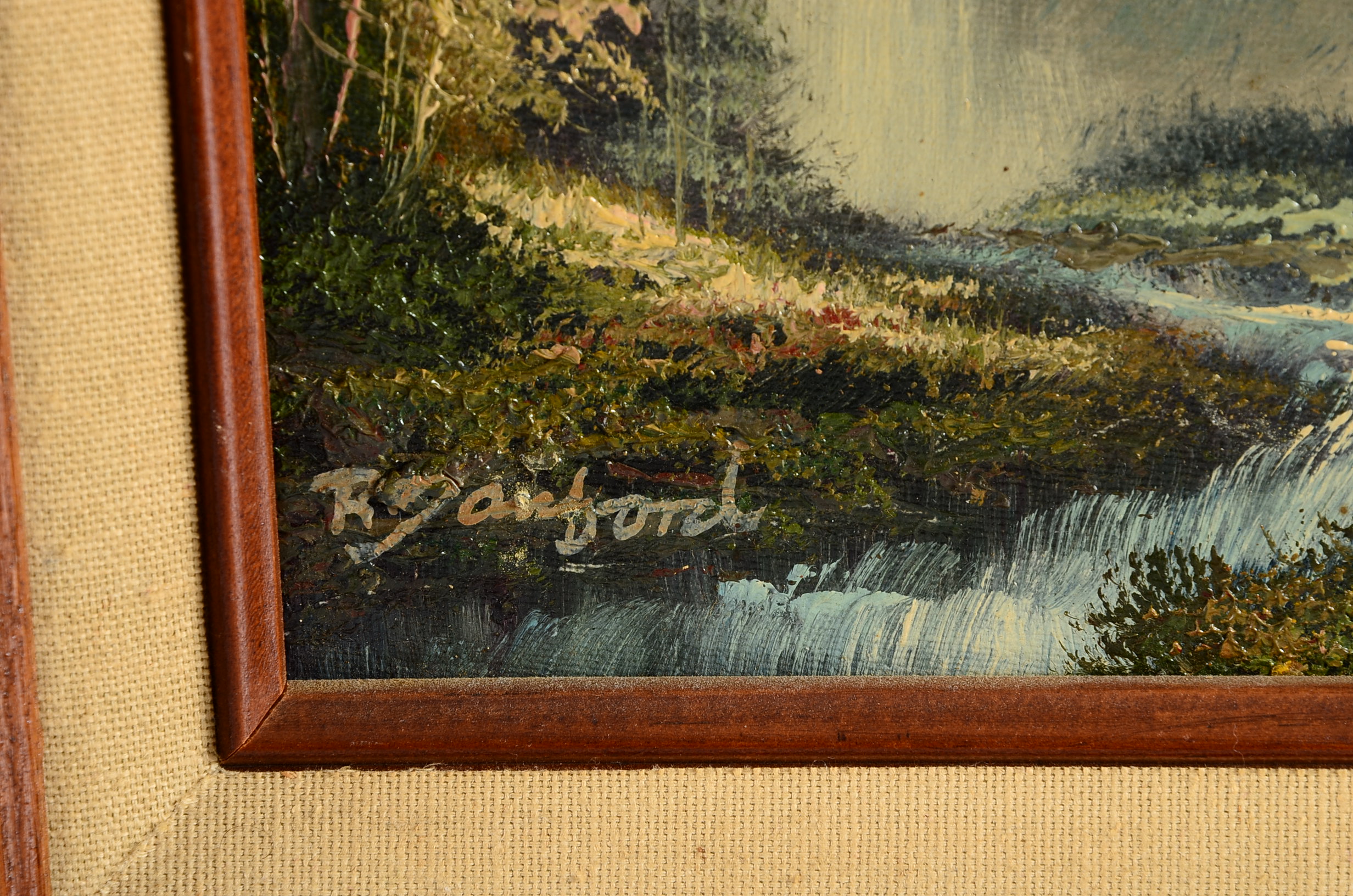 Original R. Danford Oil on Canvas Painting 