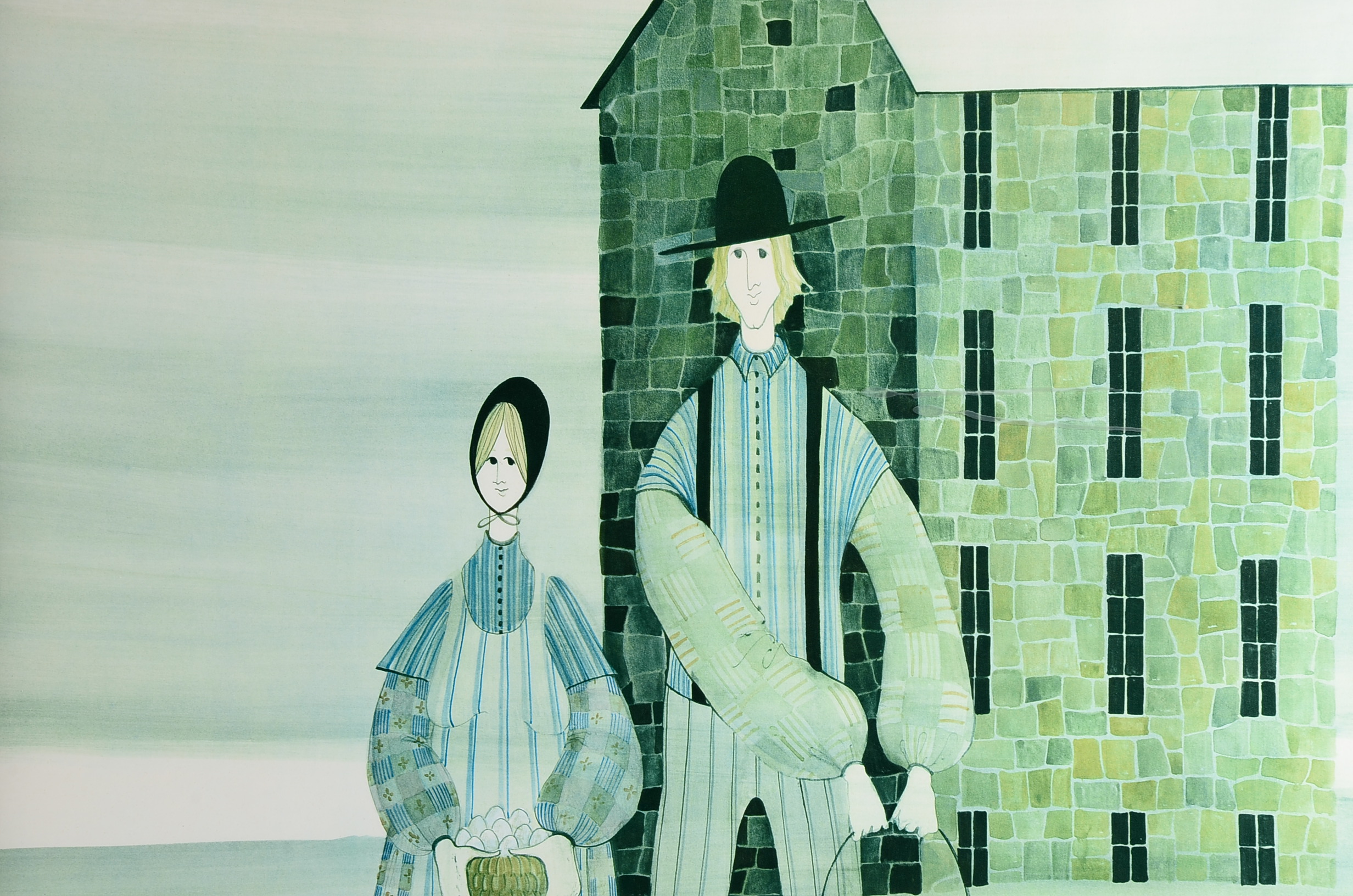 Limited Edition P. Buckley Moss Photo Offset Lithography Print