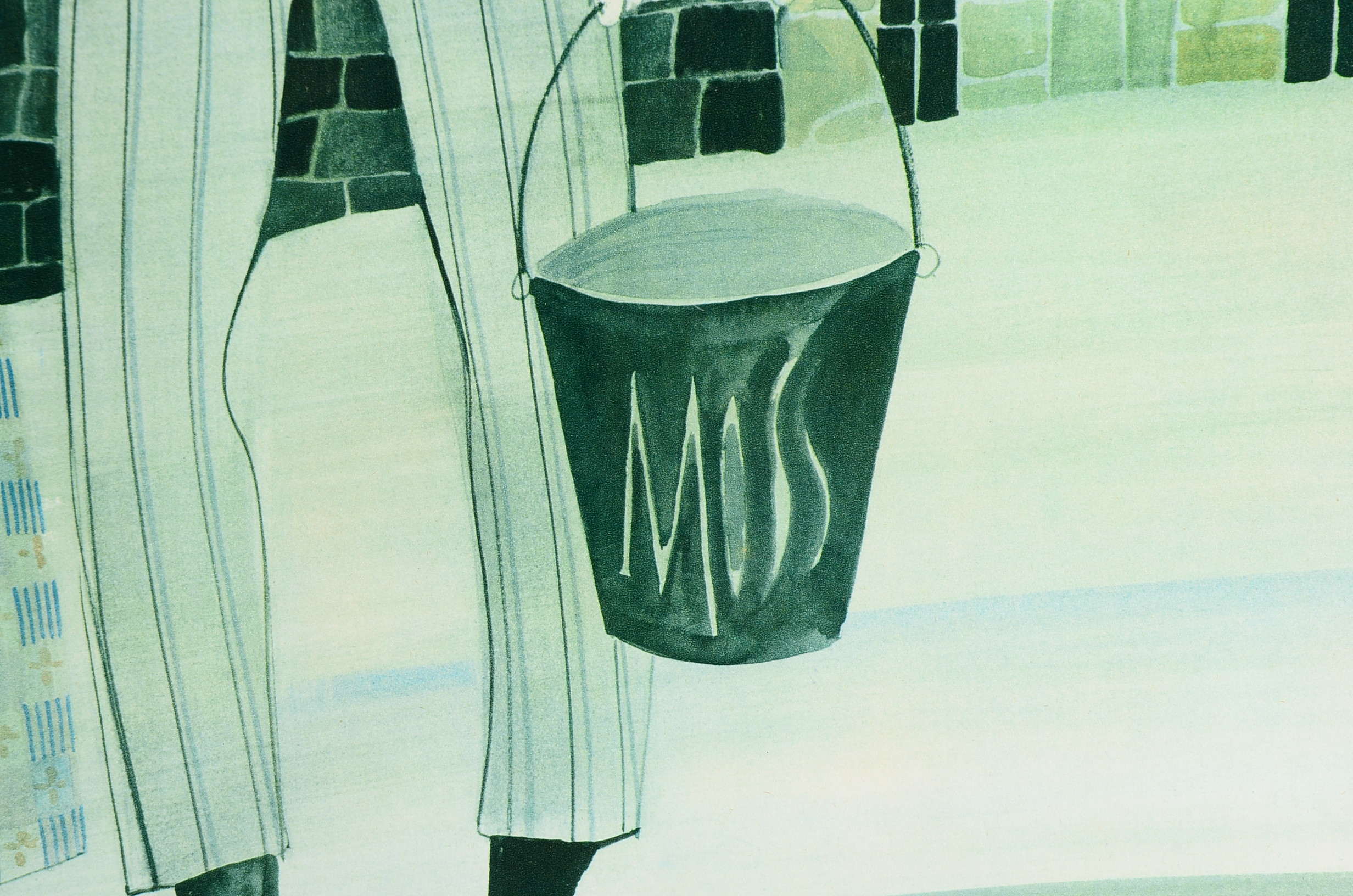 Limited Edition P. Buckley Moss Photo Offset Lithography Print