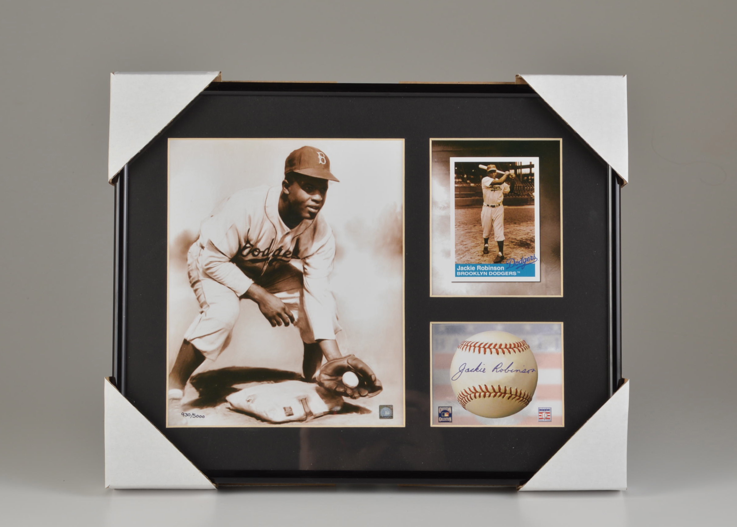 Jackie Robinson Brooklyn Dodgers Baseball Lithograph 