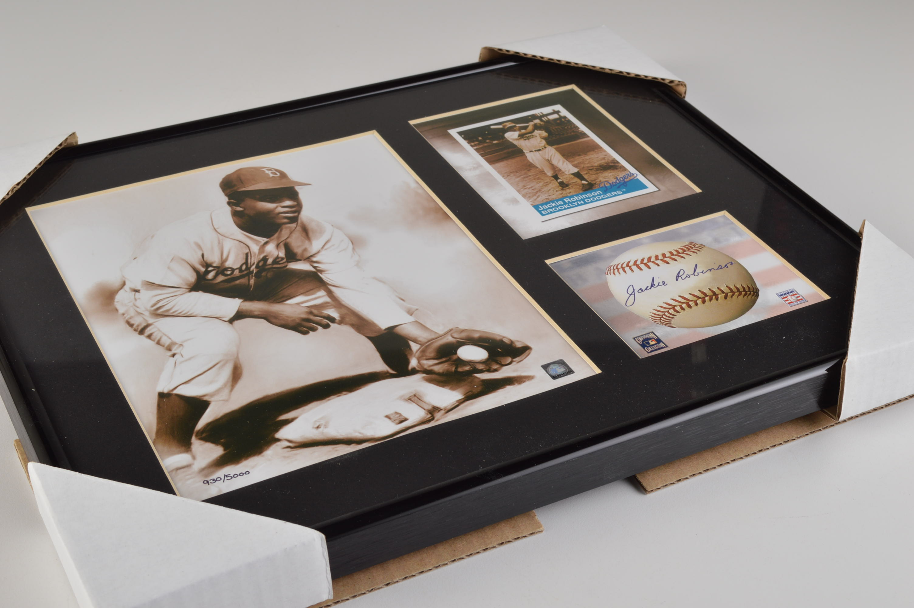 Jackie Robinson Brooklyn Dodgers Baseball Lithograph 