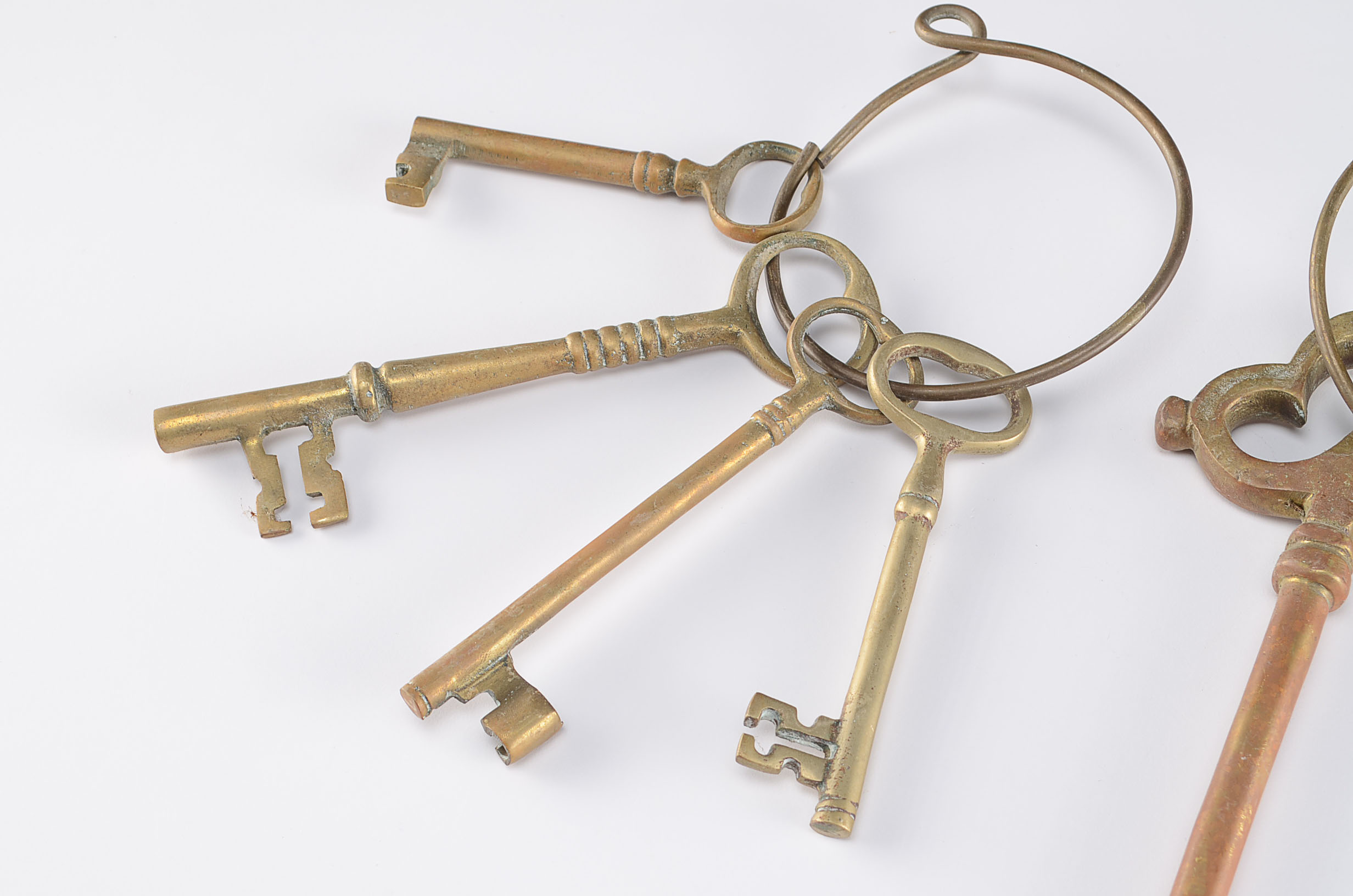 Collection of Vintage Brass Keys