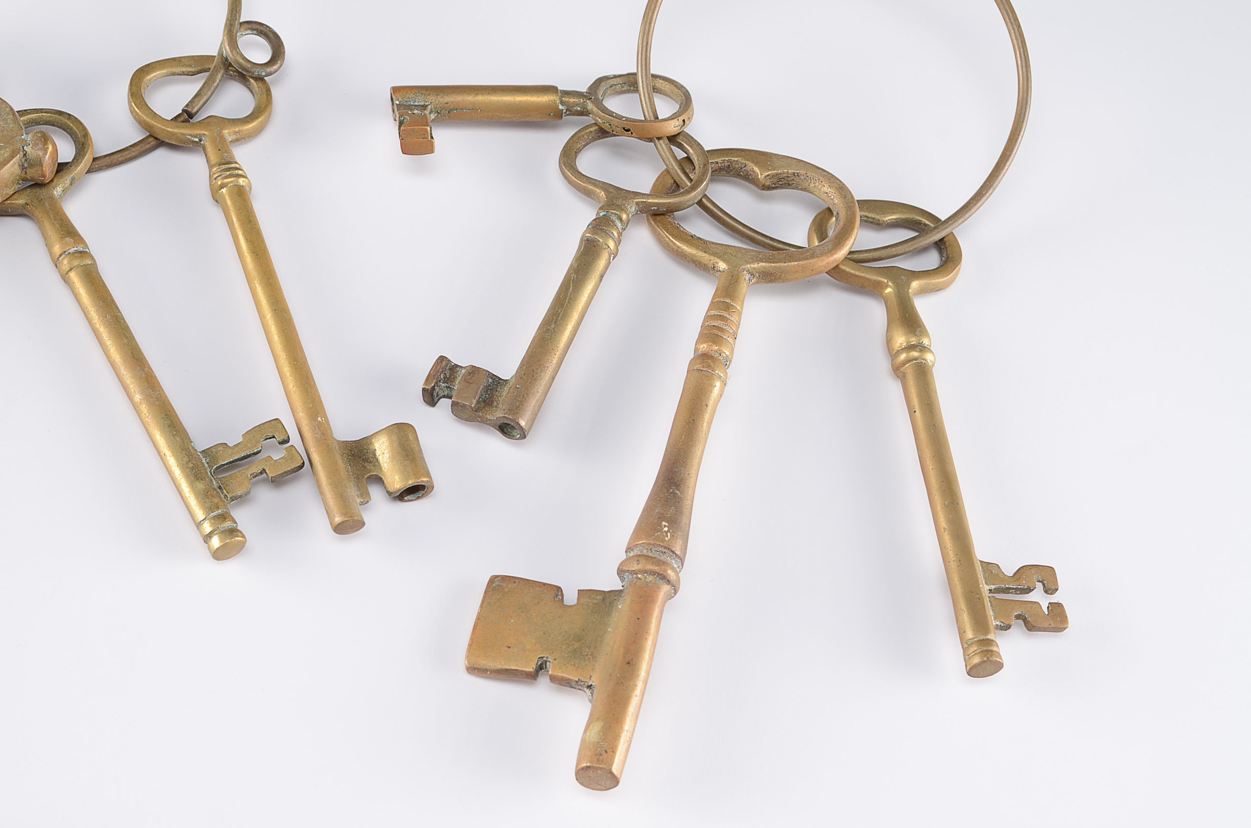 Collection of Vintage Brass Keys