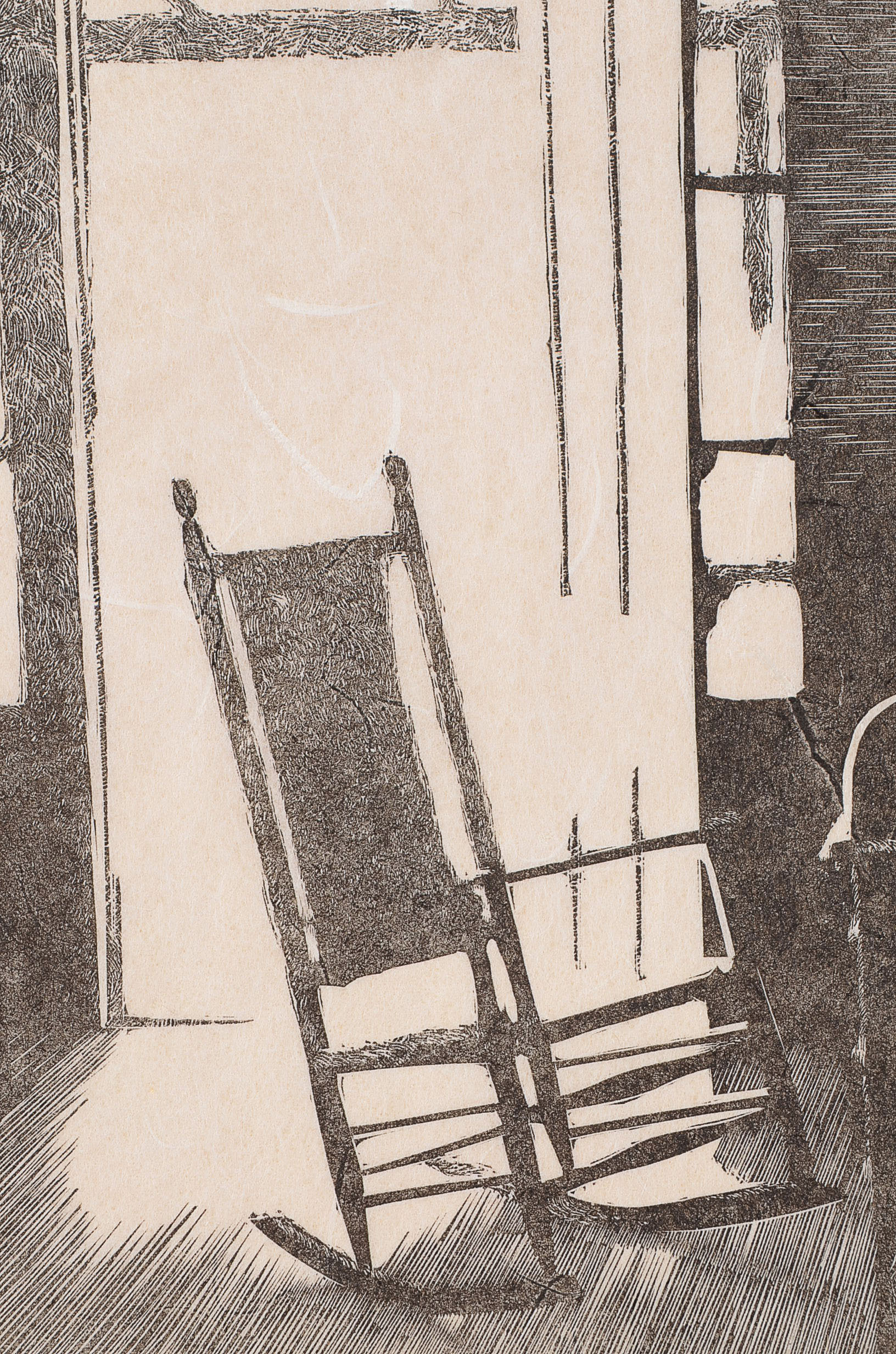 Original Woodcut, Dan Quest, Pennsylvania