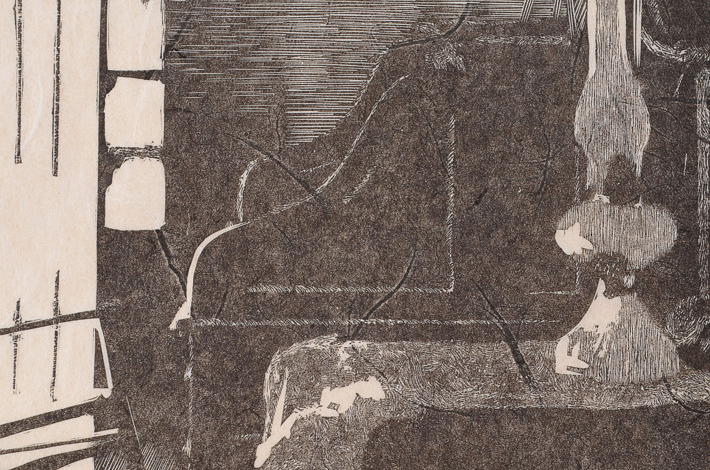 Original Woodcut, Dan Quest, Pennsylvania