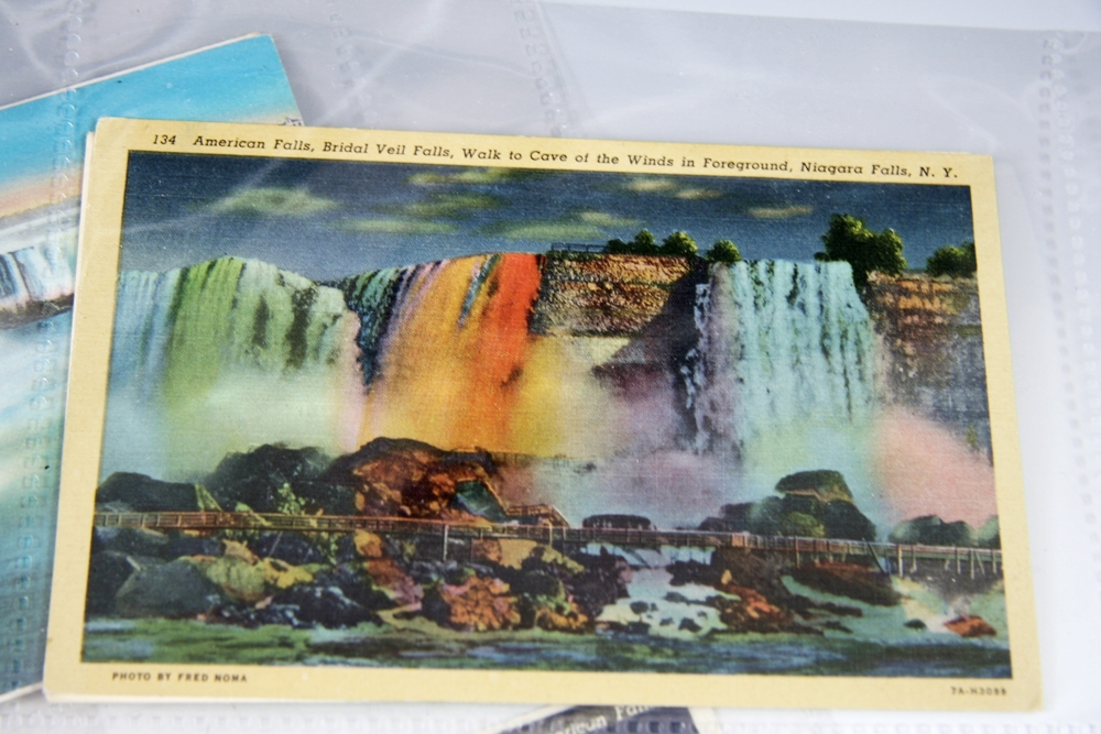 Collection of Vintage Niagara Falls Postcards