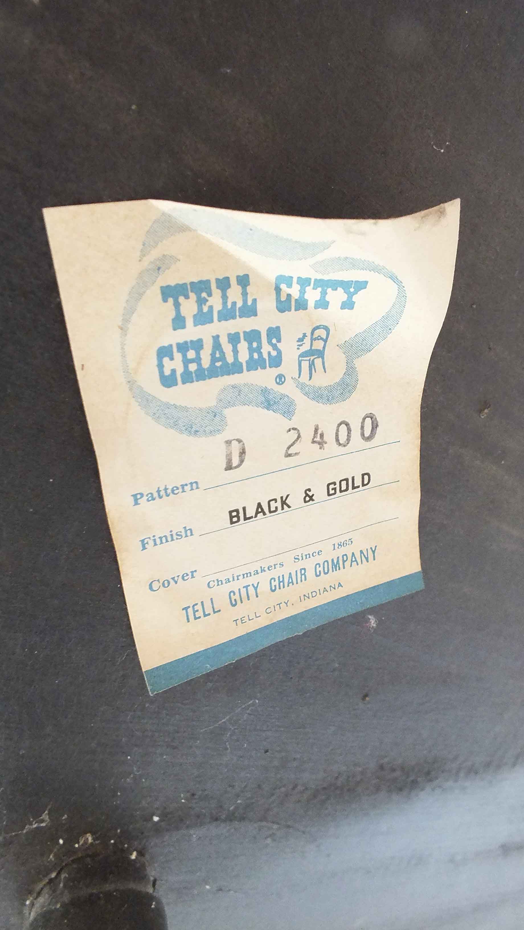 Tell City Chair Two Seater Hitchcock Style Bench