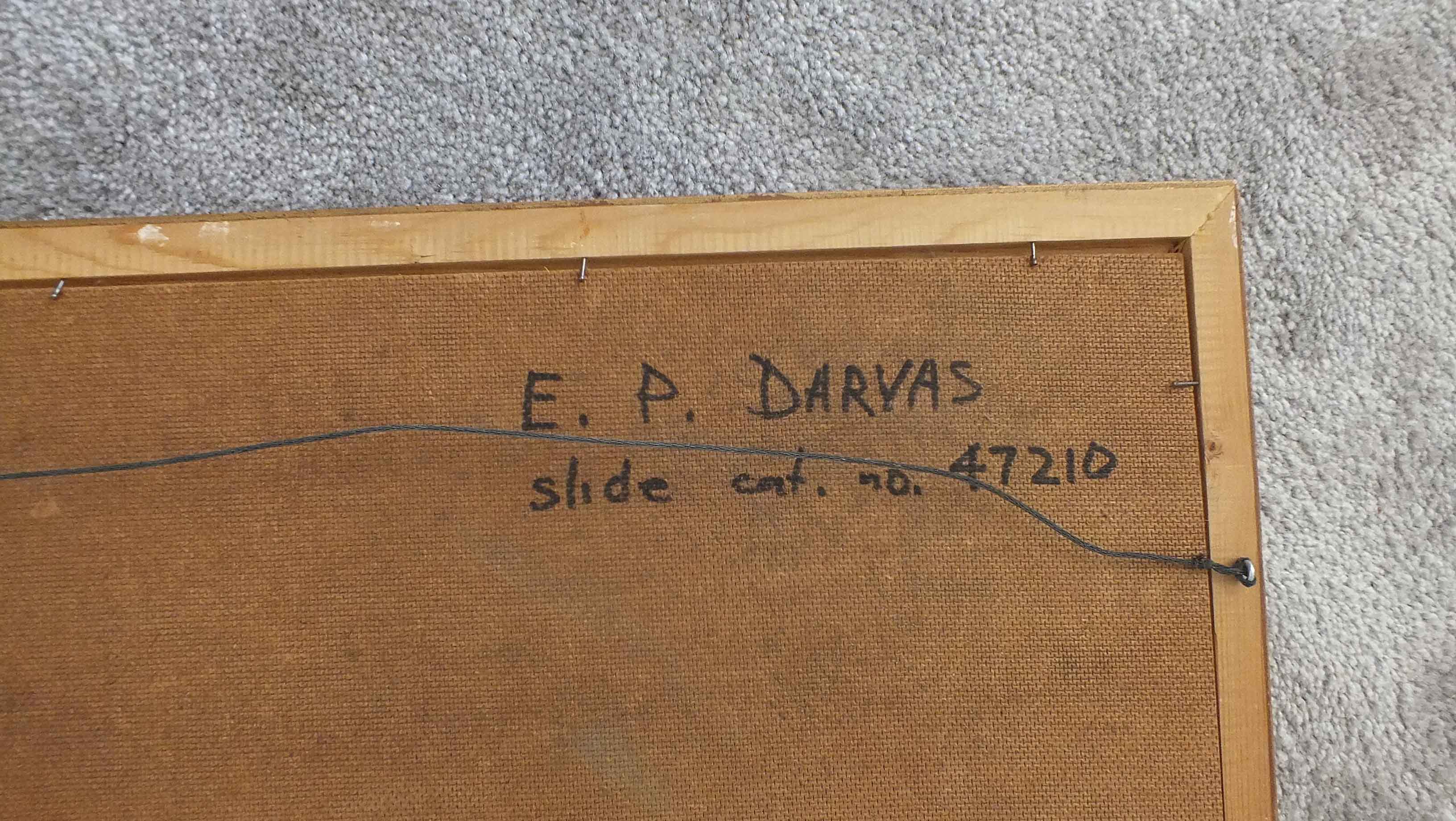 Endre Peter Darvas Original Mixed Medium Watercolor Painting