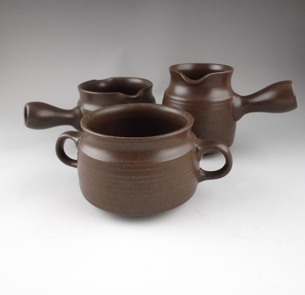 Langley Pottery Set in the Mayflower Pattern 