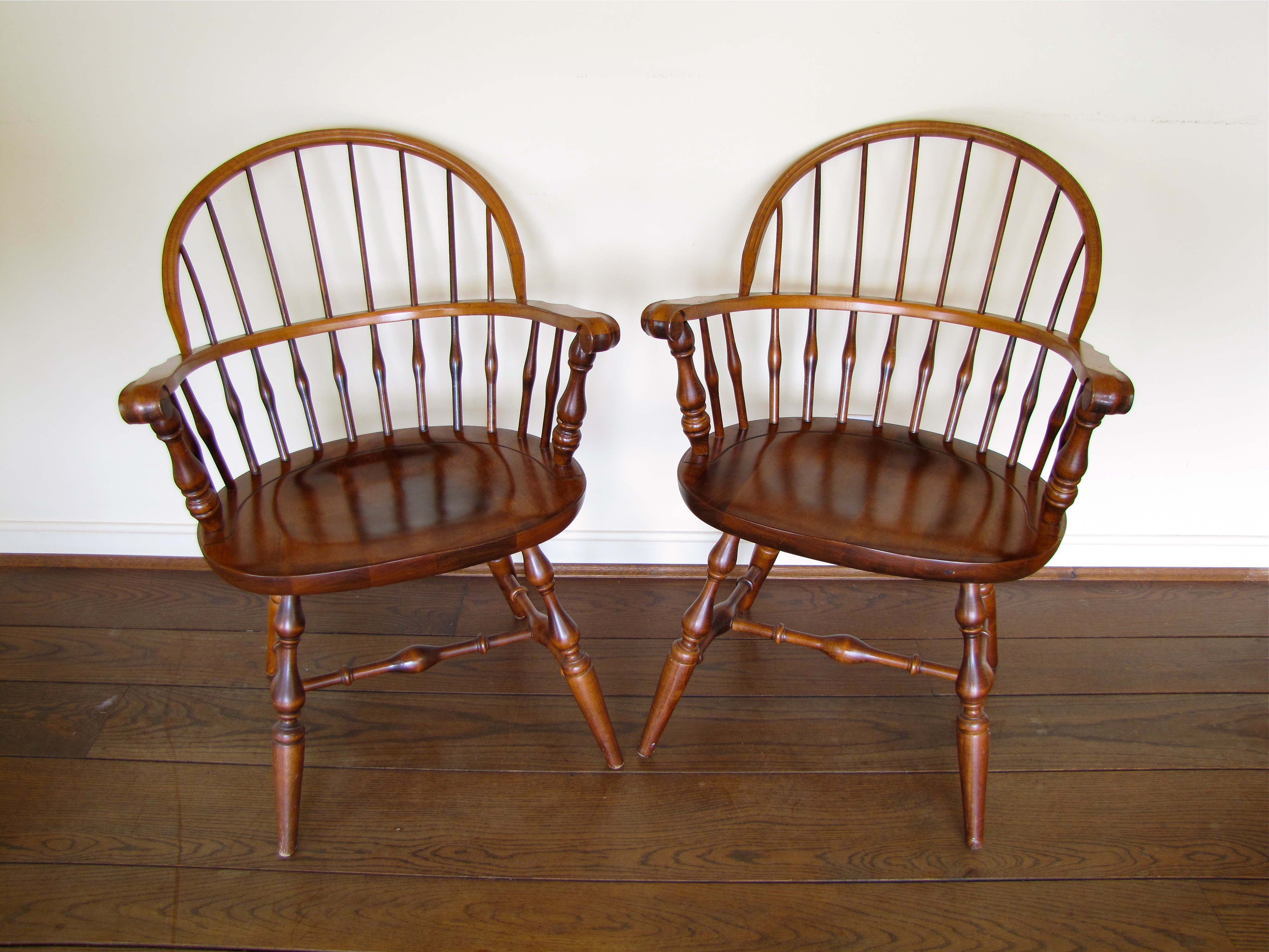 Pair of Nichols & Stone Windsor Chairs