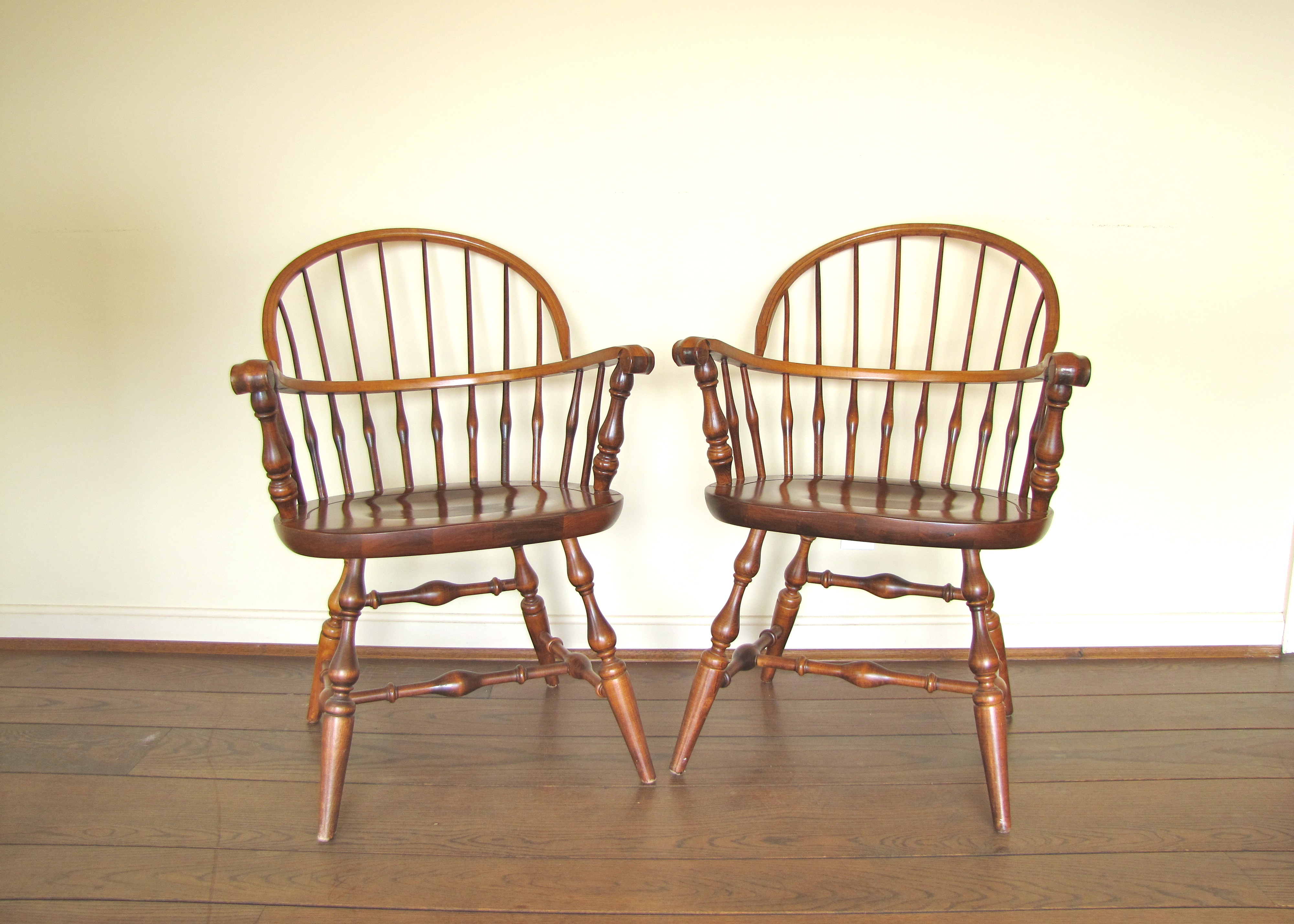 Pair of Nichols & Stone Windsor Chairs
