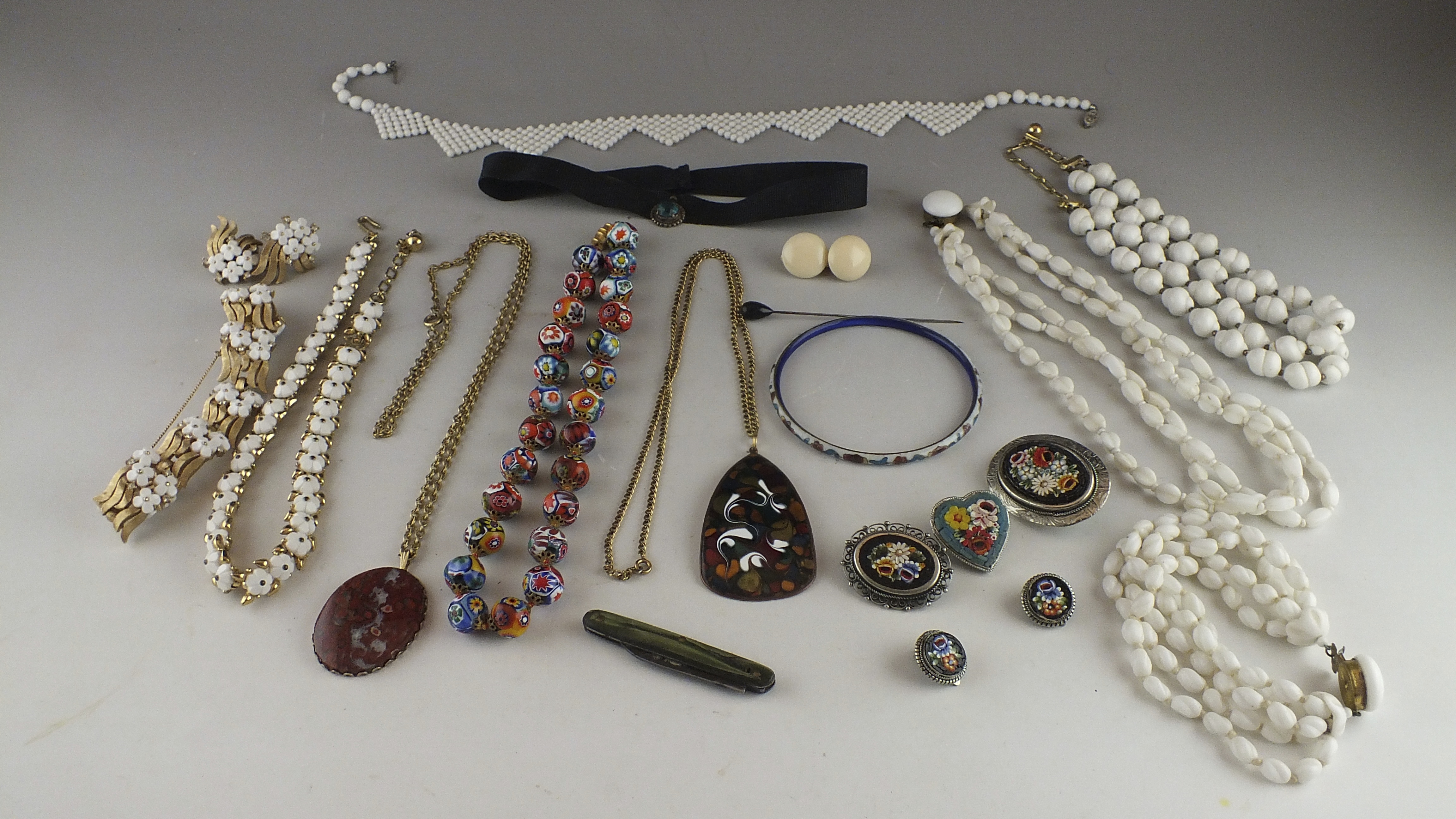 Vintage Trifari, Monet, Italian and German Costume Jewelry