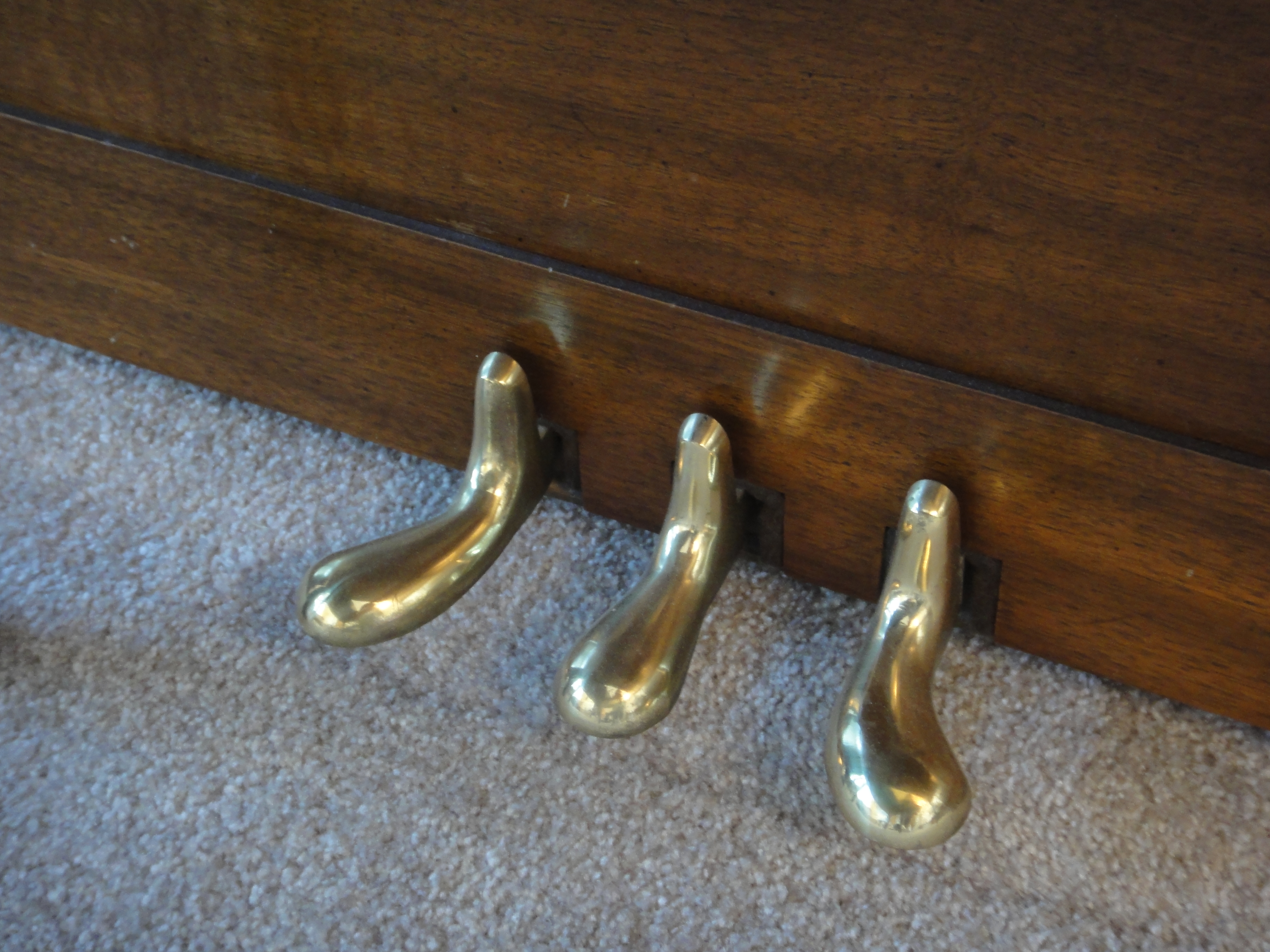 Vintage Walnut Upright Everett Piano