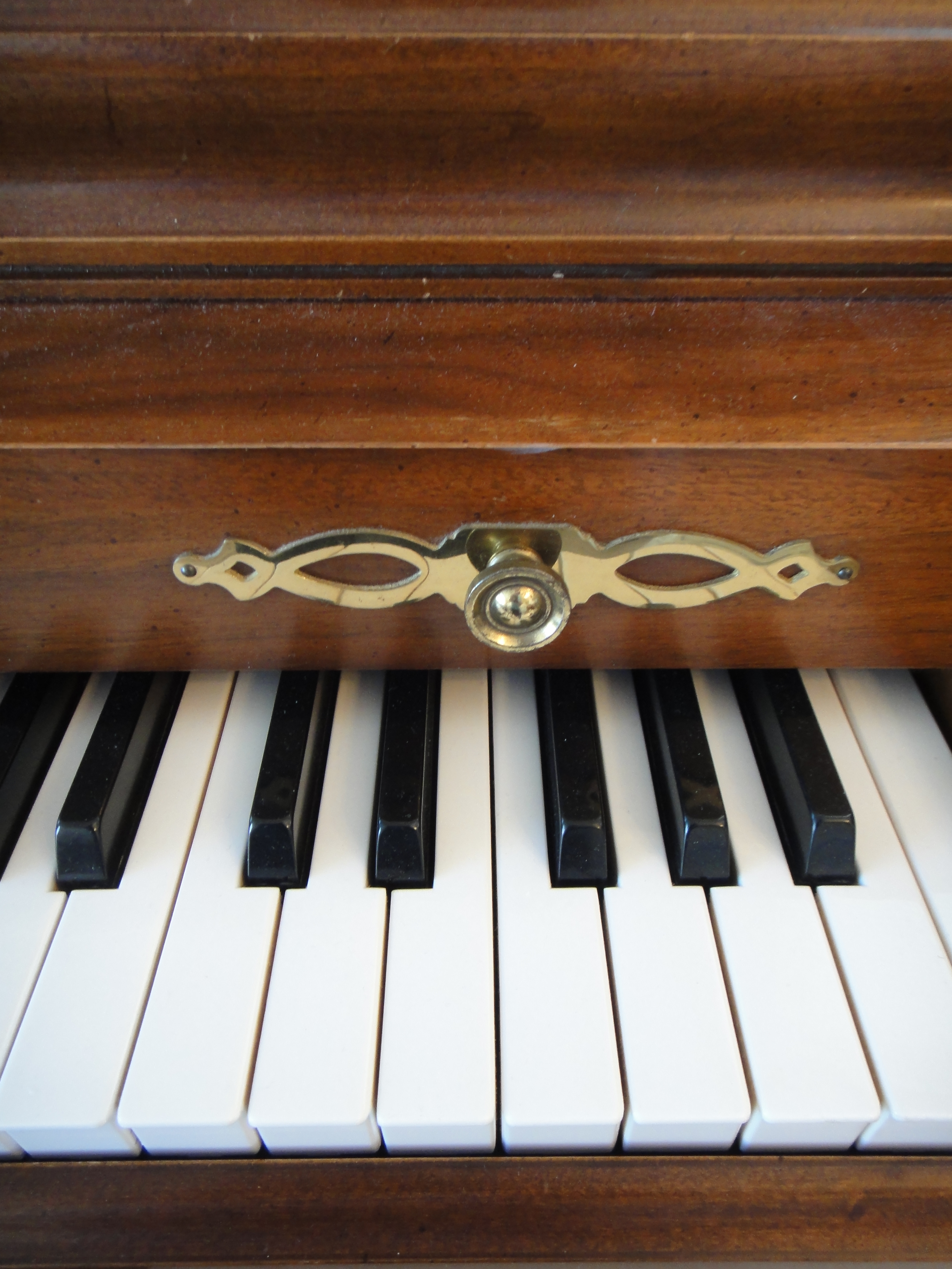 Vintage Walnut Upright Everett Piano