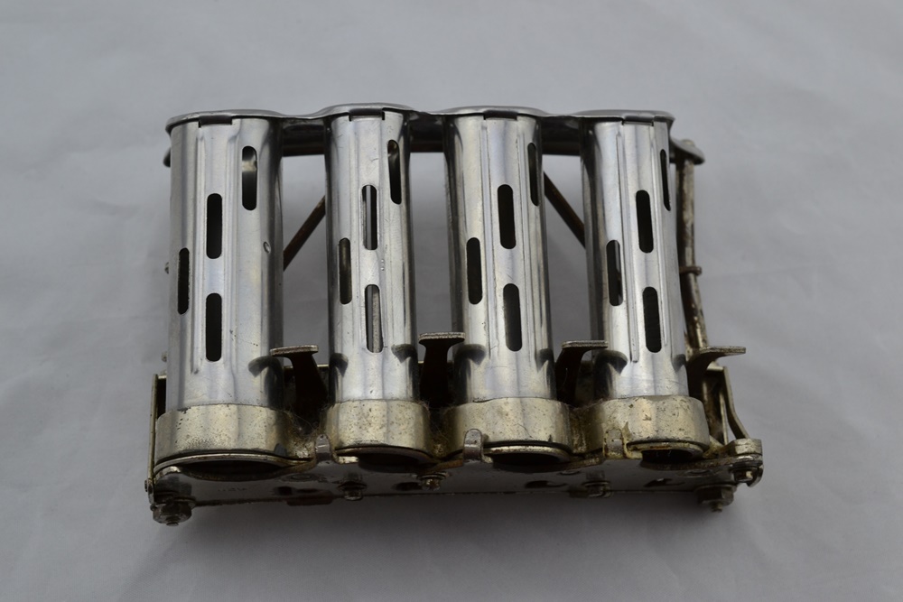 Vintage McGill High Speed Metal Coin Dispenser with Four Barrels