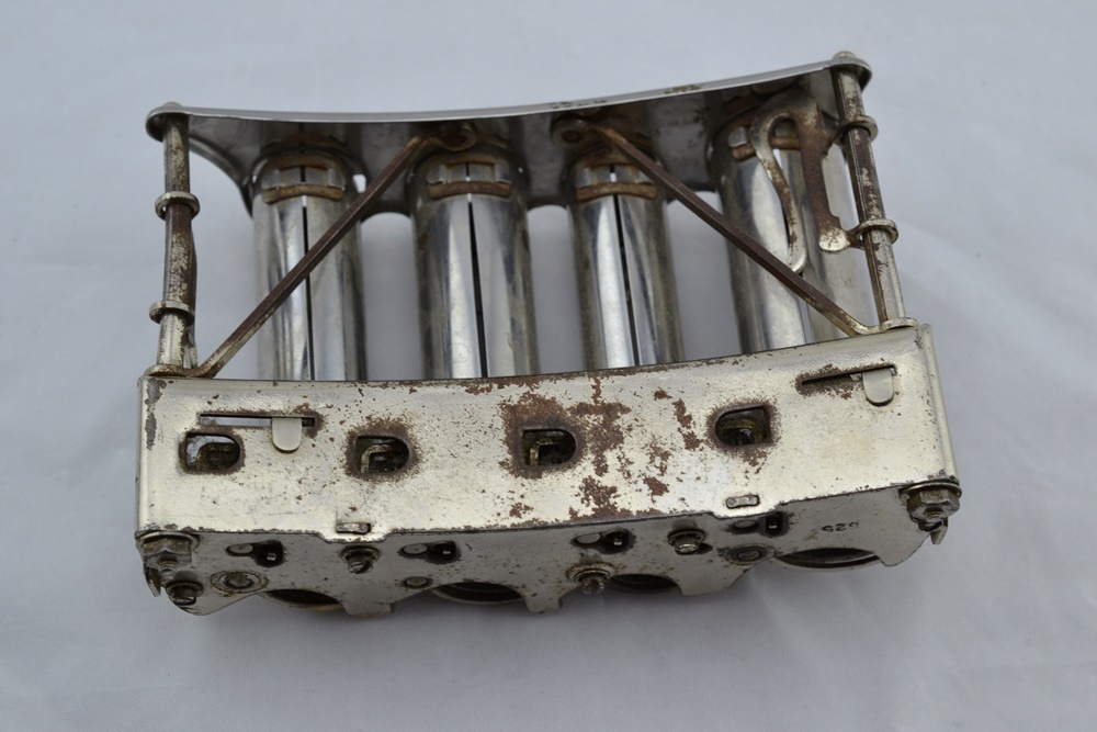 Vintage McGill High Speed Metal Coin Dispenser with Four Barrels