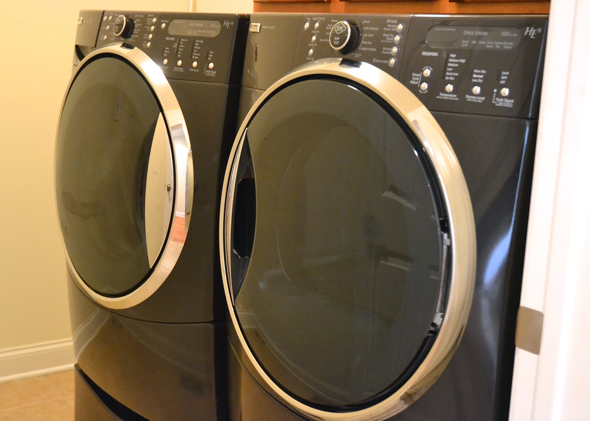 Kenmore Elite Front Loading Washer and Dryer