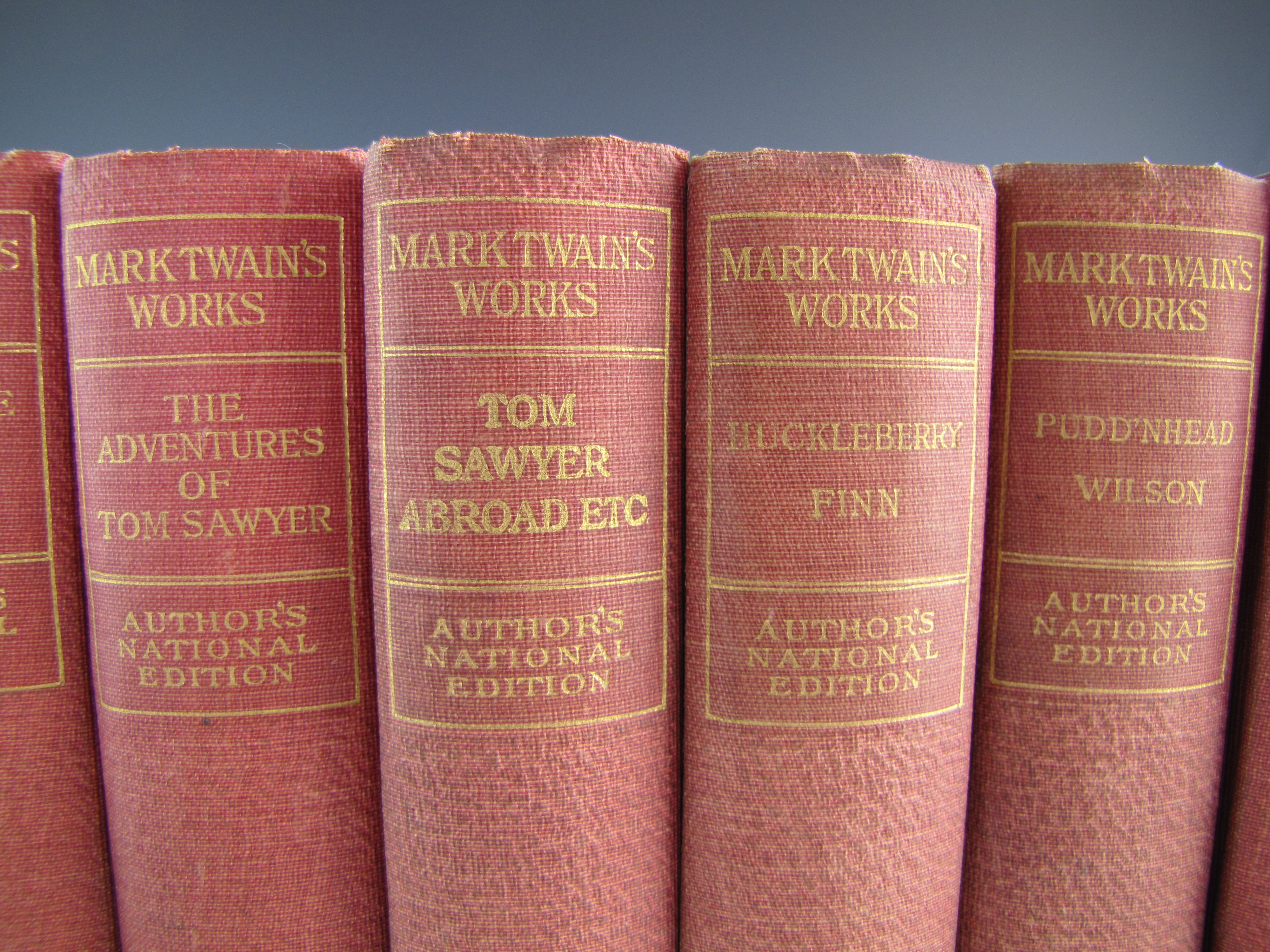 1899 "Mark Twain’s Works" 24-Volume Set