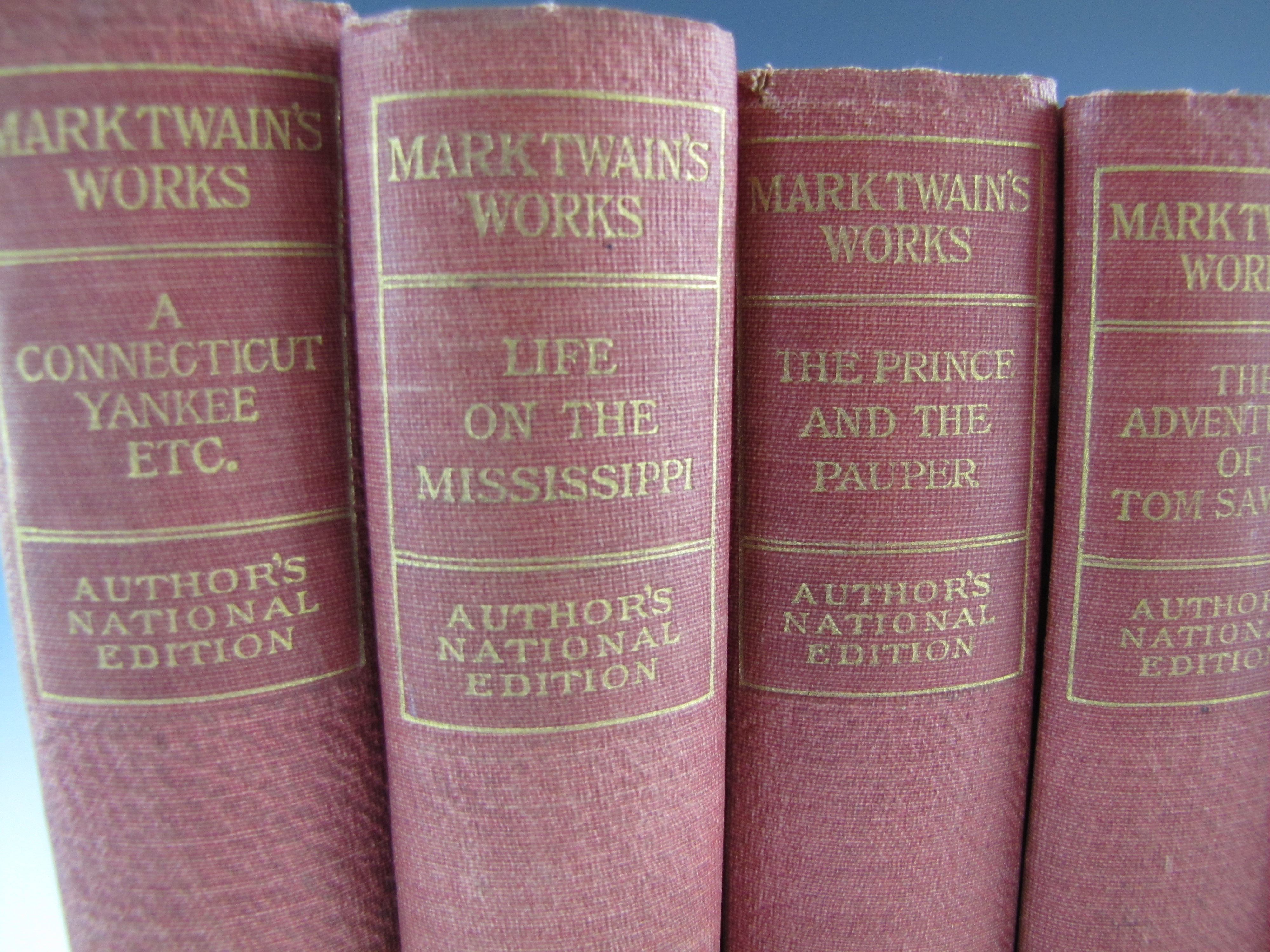 1899 "Mark Twain’s Works" 24-Volume Set