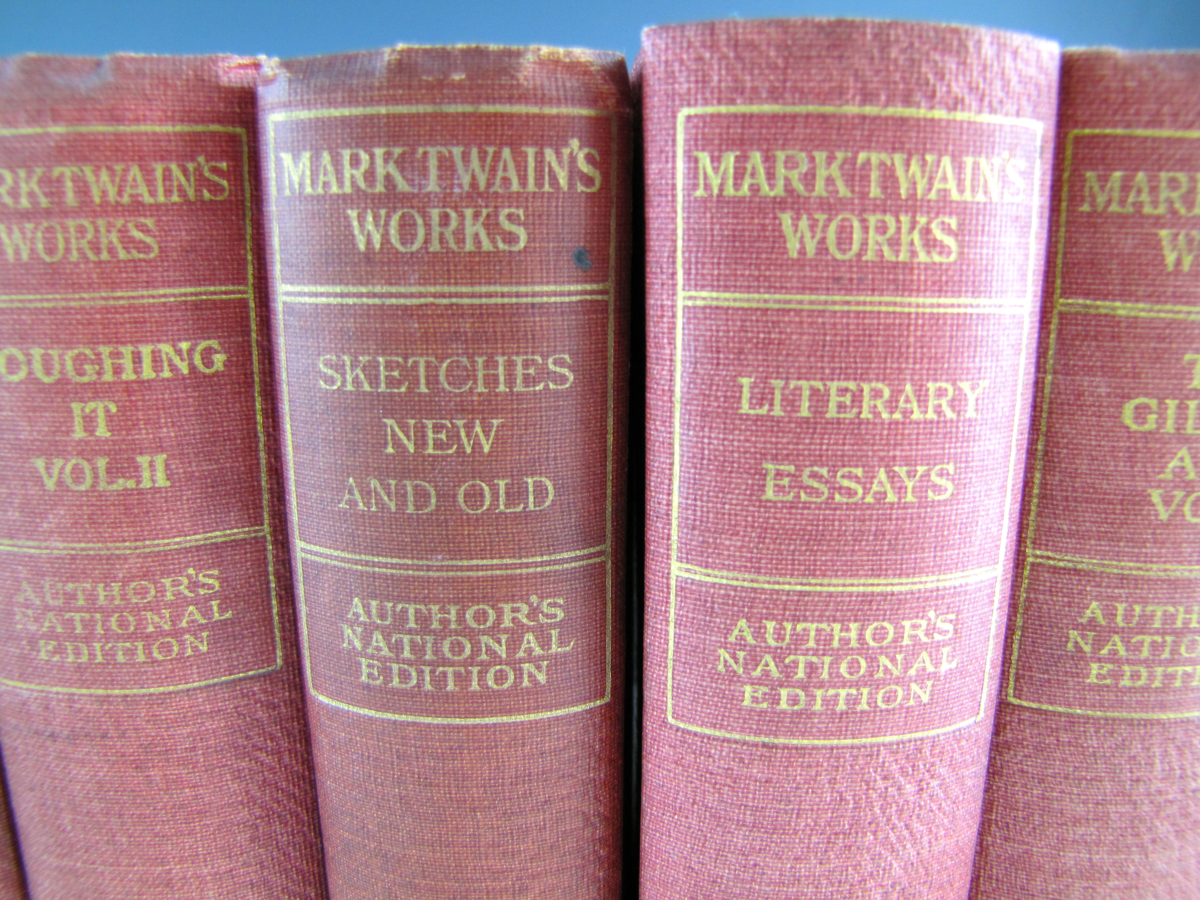 1899 "Mark Twain’s Works" 24-Volume Set