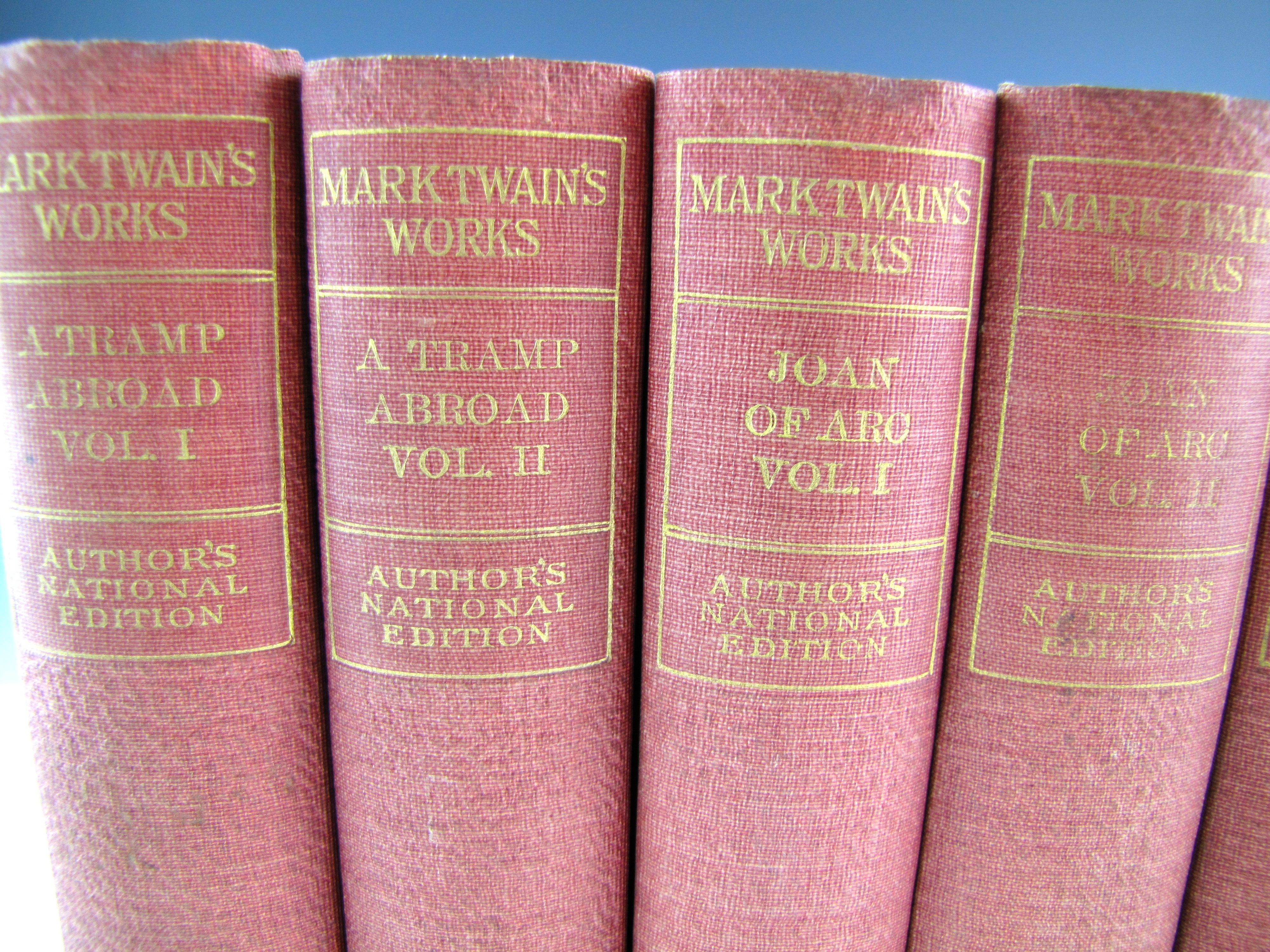 1899 "Mark Twain’s Works" 24-Volume Set
