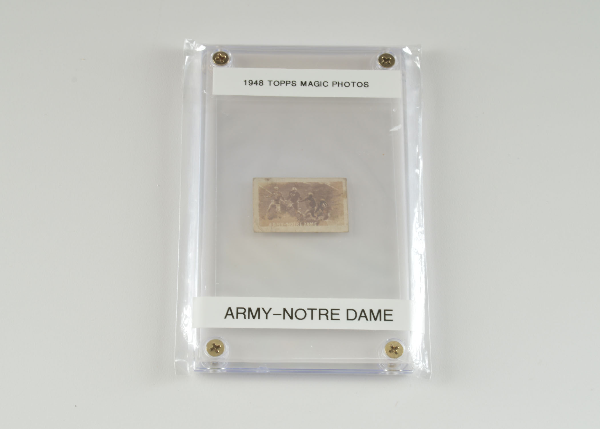 Rare 1948 Topps Magic Photo Army Vs. Navy Card