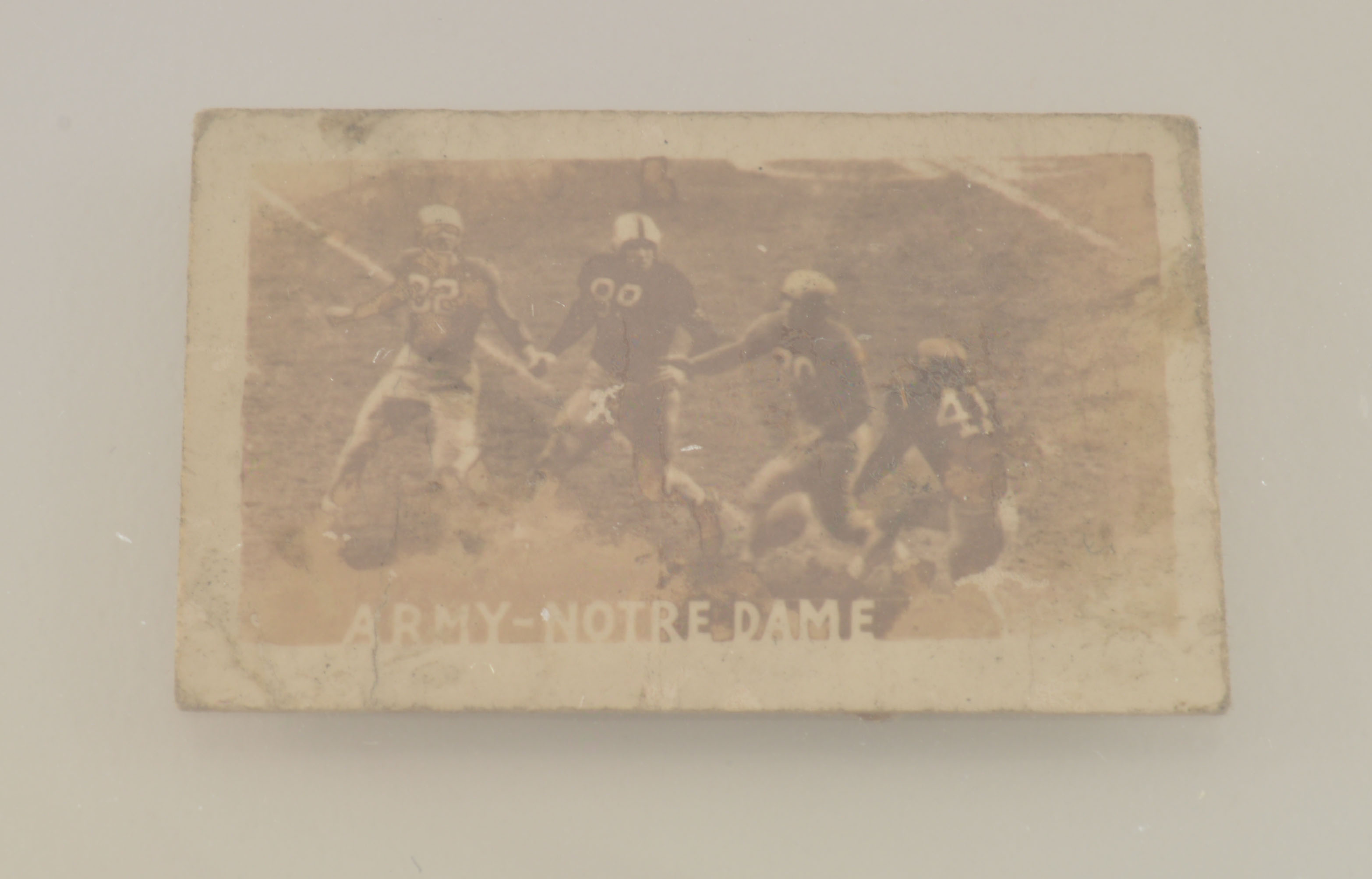 Rare 1948 Topps Magic Photo Army Vs. Navy Card