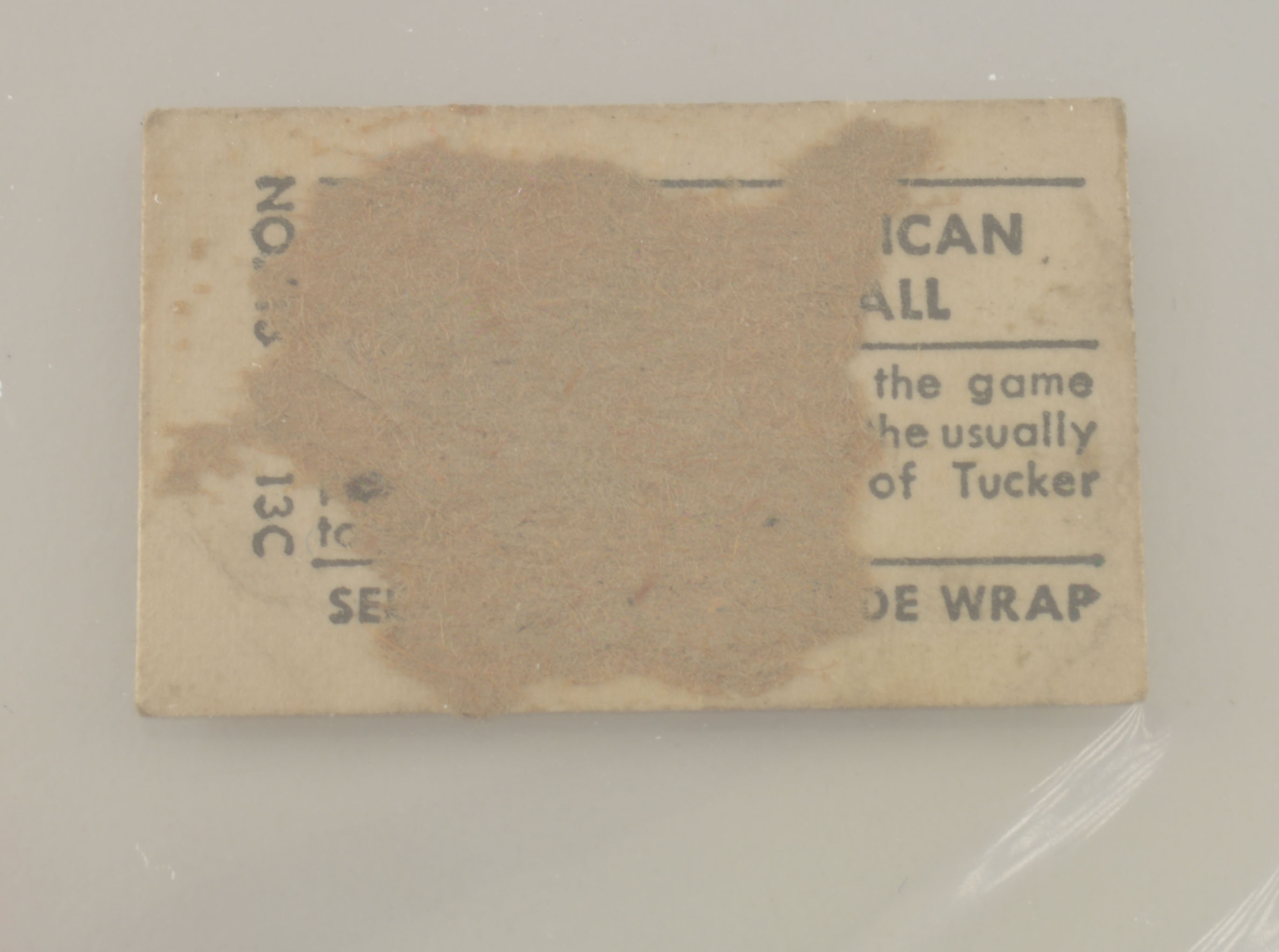 Rare 1948 Topps Magic Photo Army Vs. Navy Card