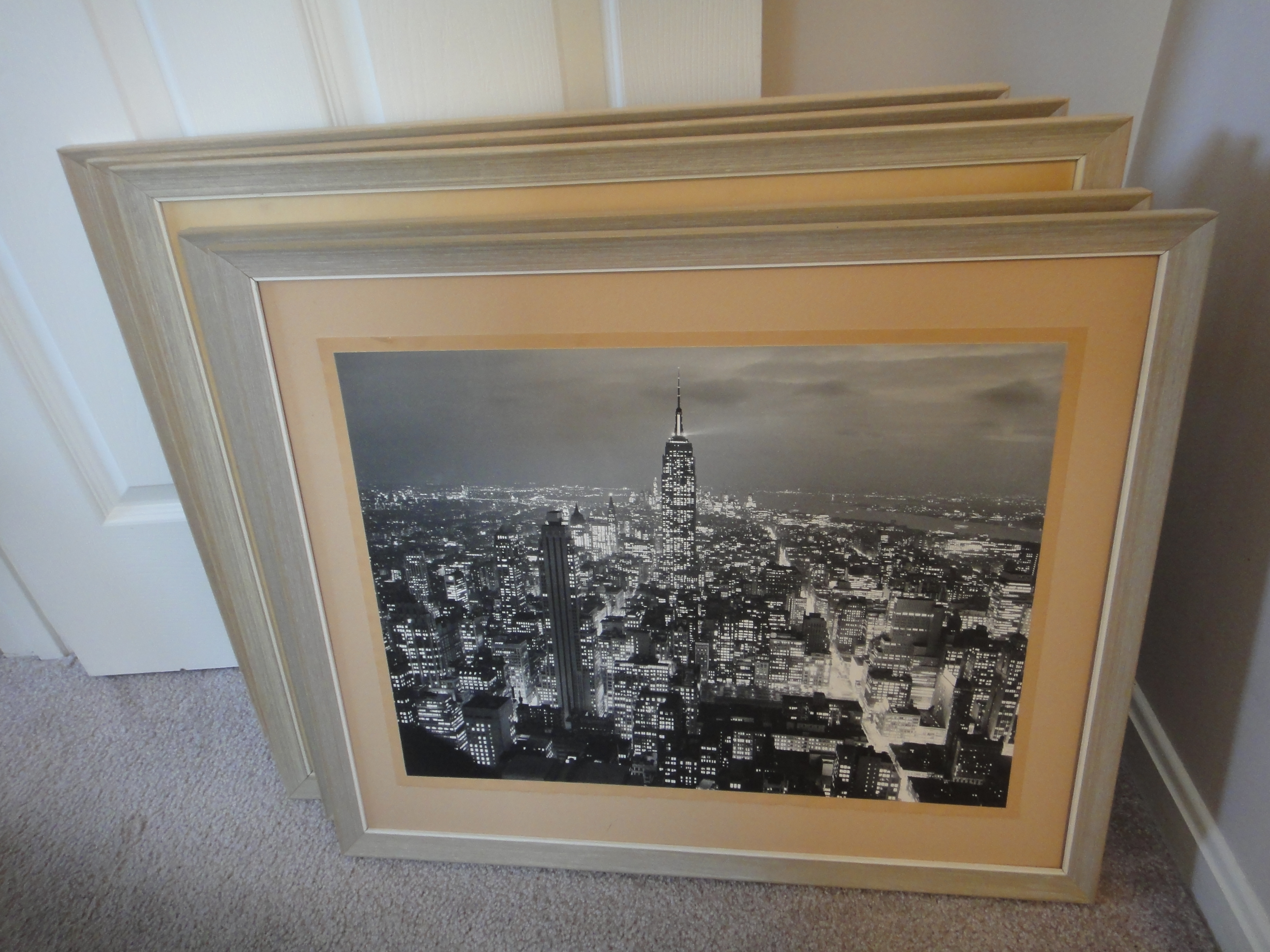 Five Large Framed Photographs