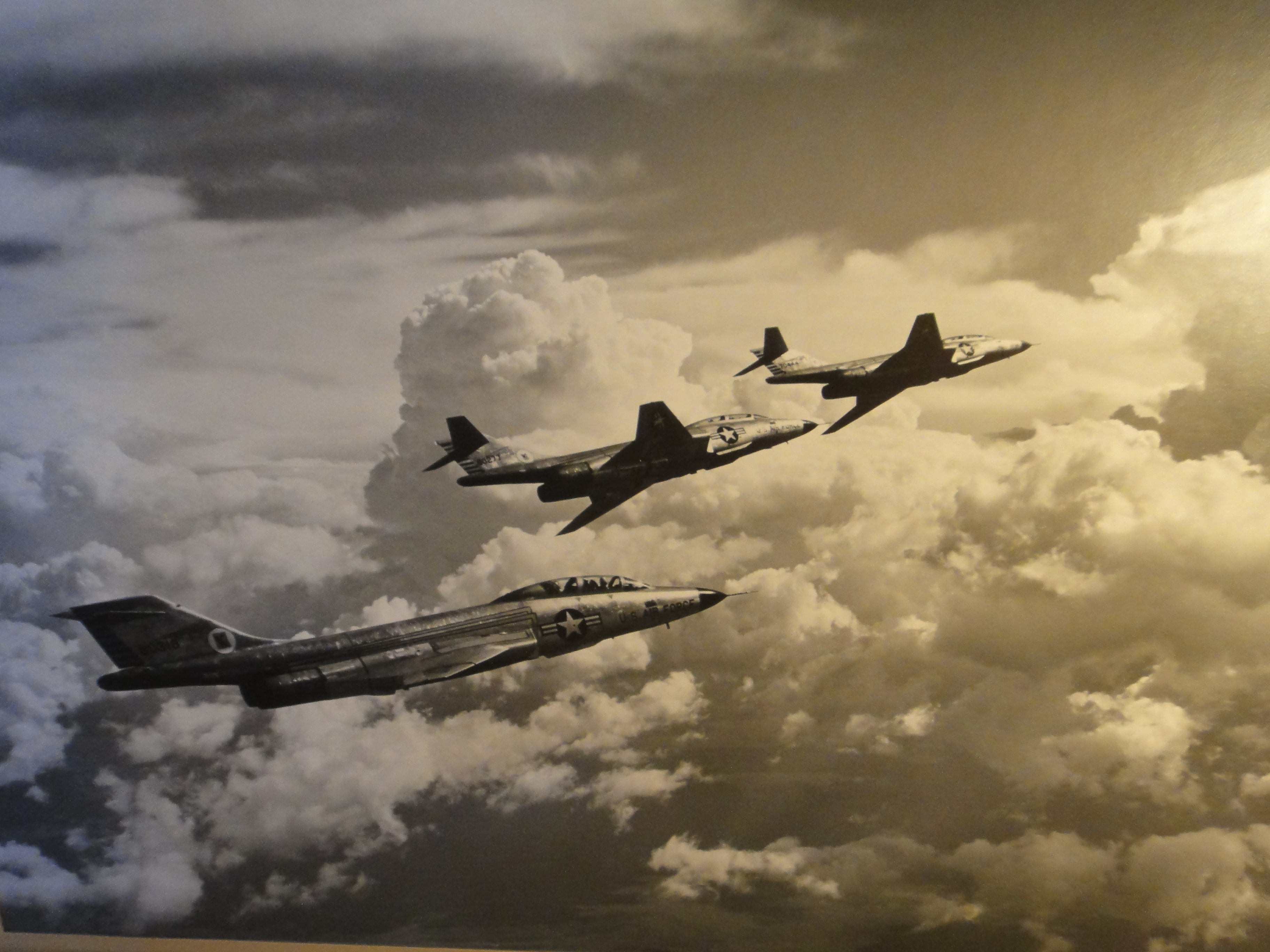 Five Large Framed Photographs