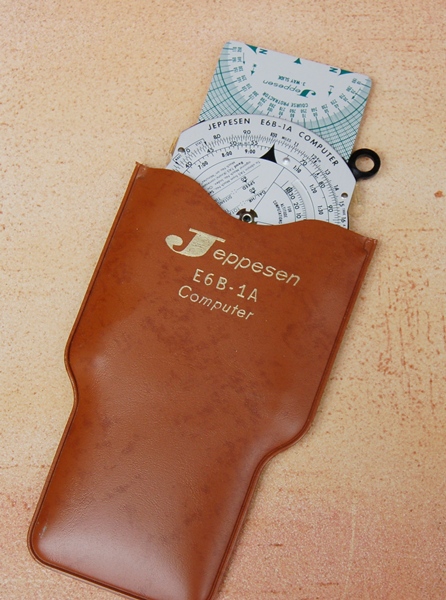 Vintage Jeppesen Aeronautical Computer and Jeppesen Navigation Plotter PJ-1