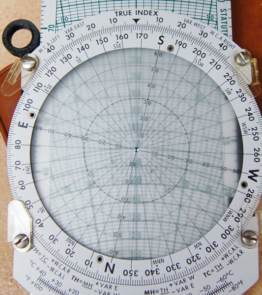Vintage Jeppesen Aeronautical Computer and Jeppesen Navigation Plotter PJ-1