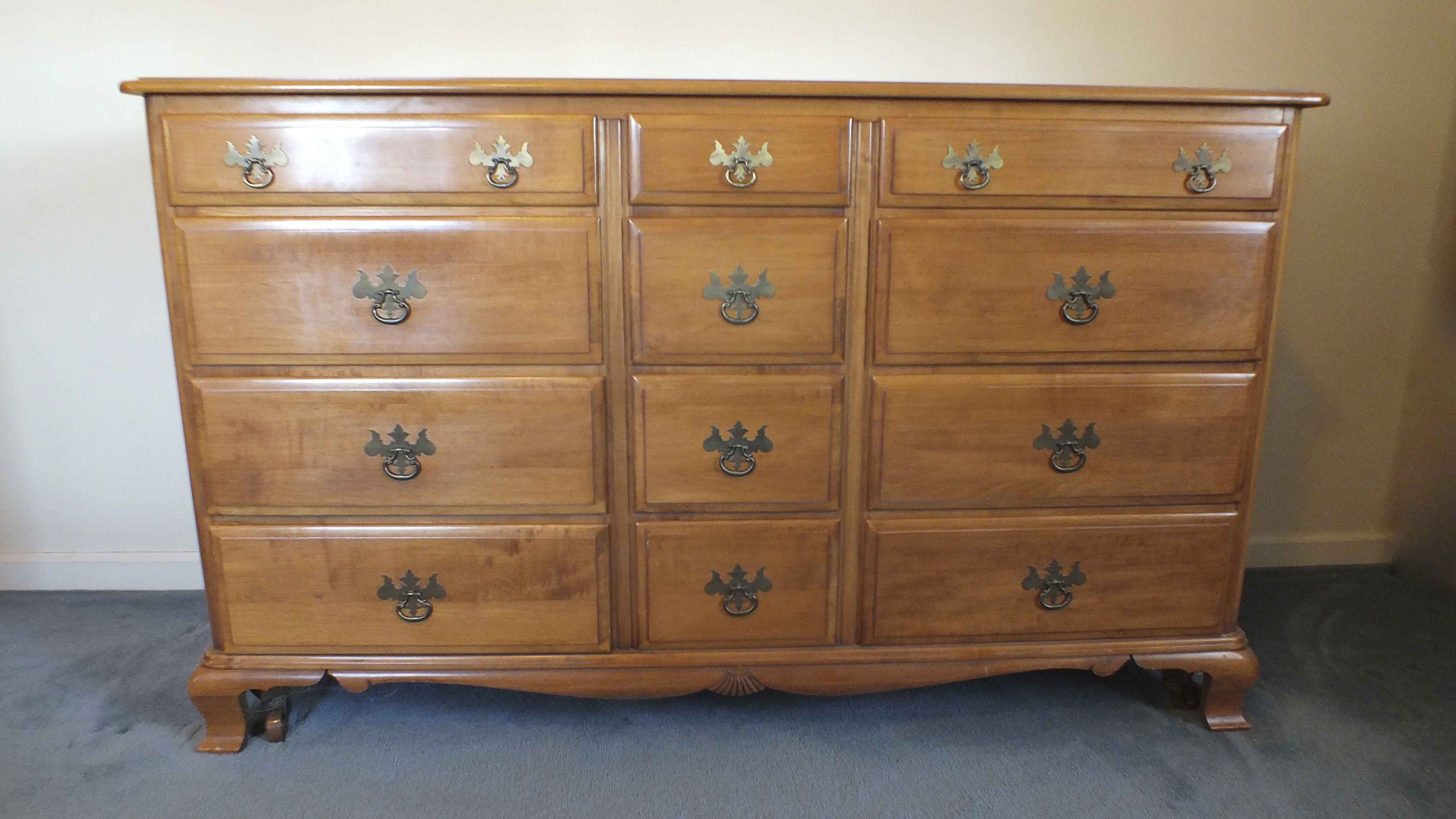 Solid Hard Maple Dresser by Kling