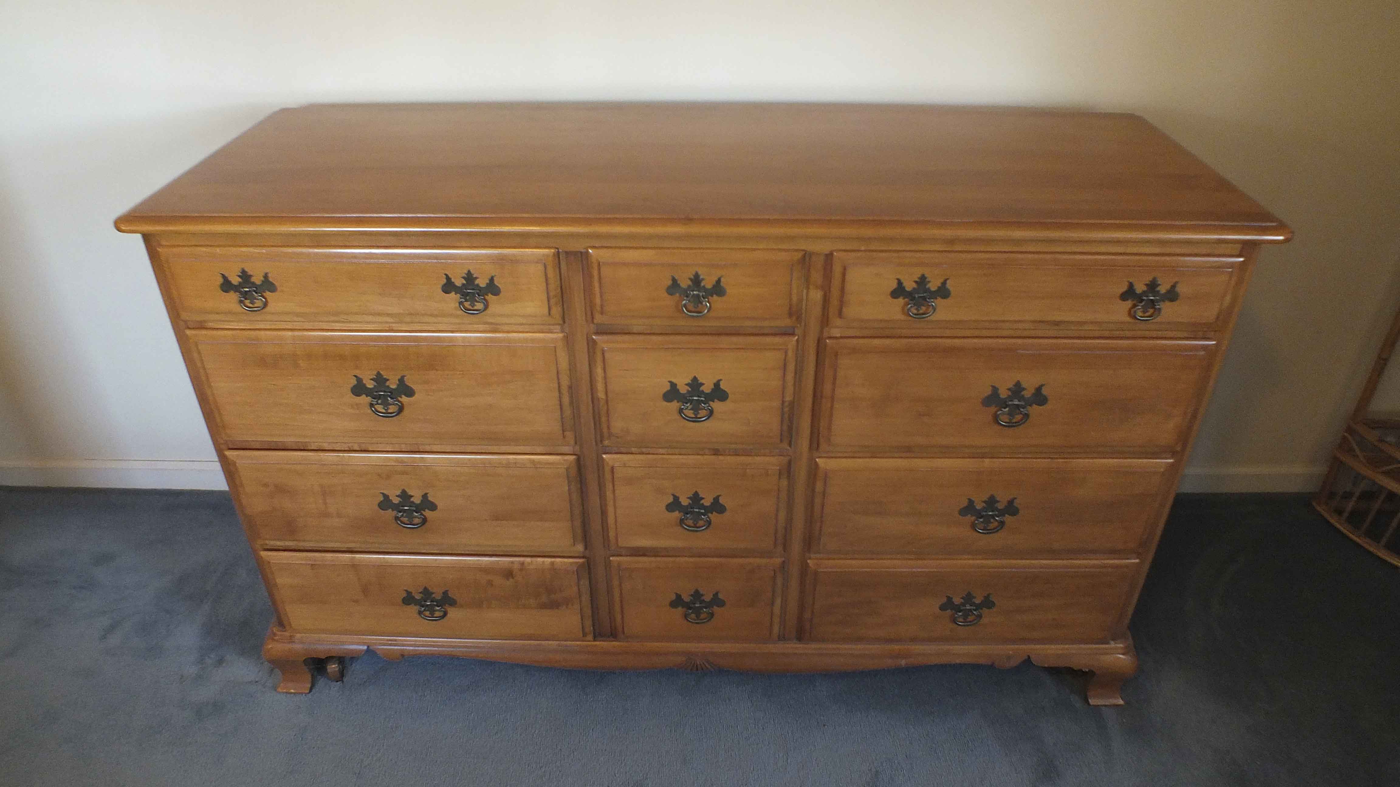 Solid Hard Maple Dresser by Kling