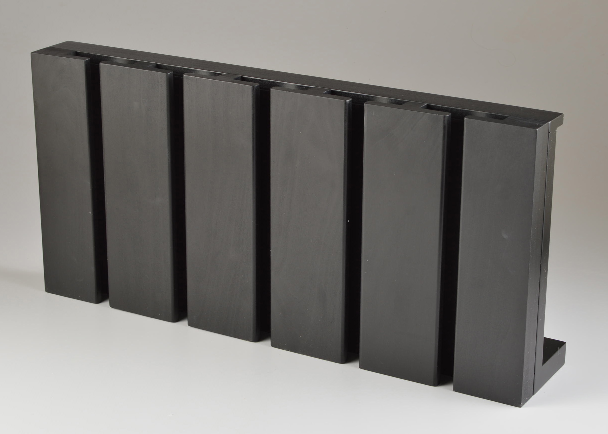 Pair of Pottery Barn Shelves with Wine Glass Storage