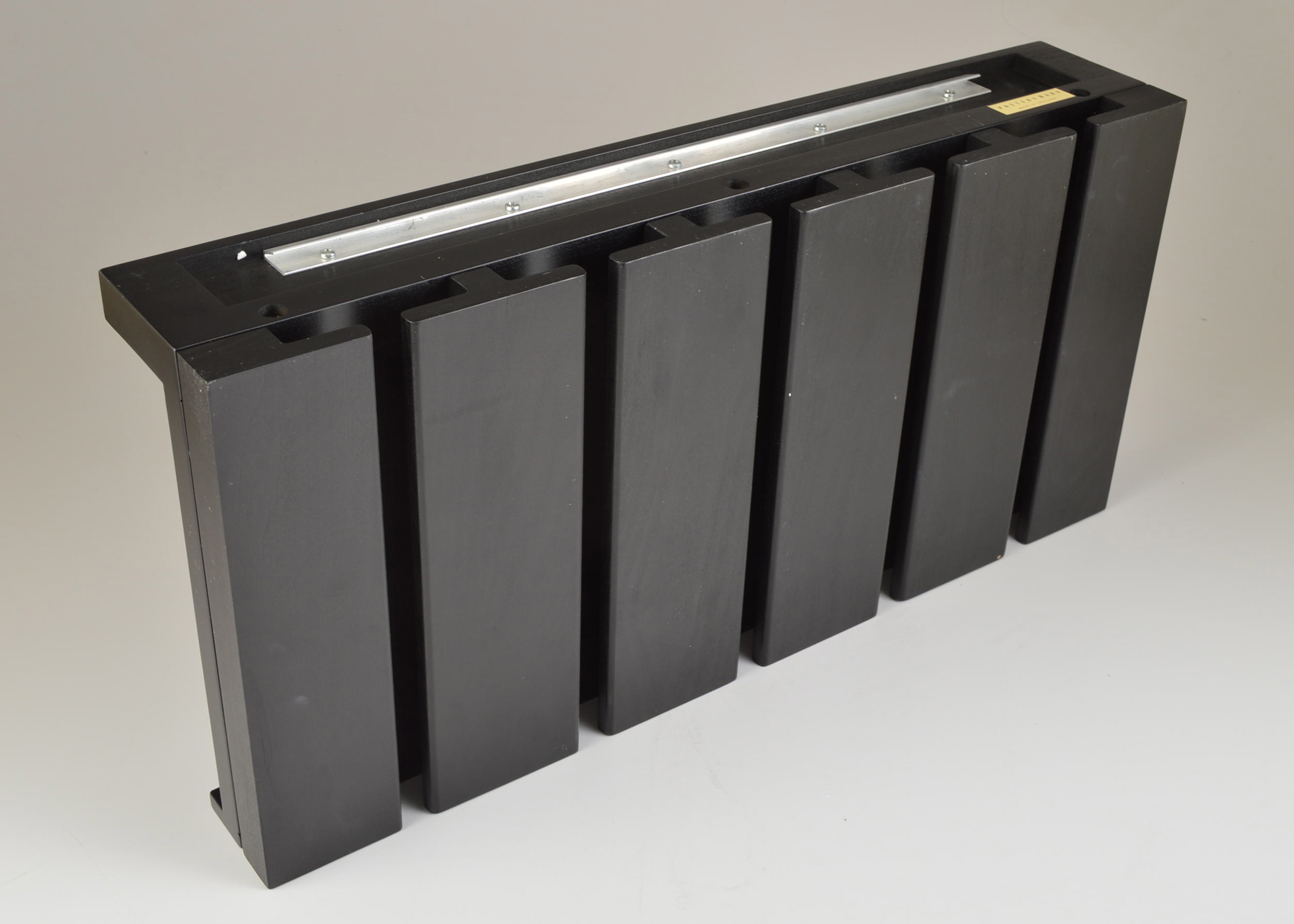 Pair of Pottery Barn Shelves with Wine Glass Storage