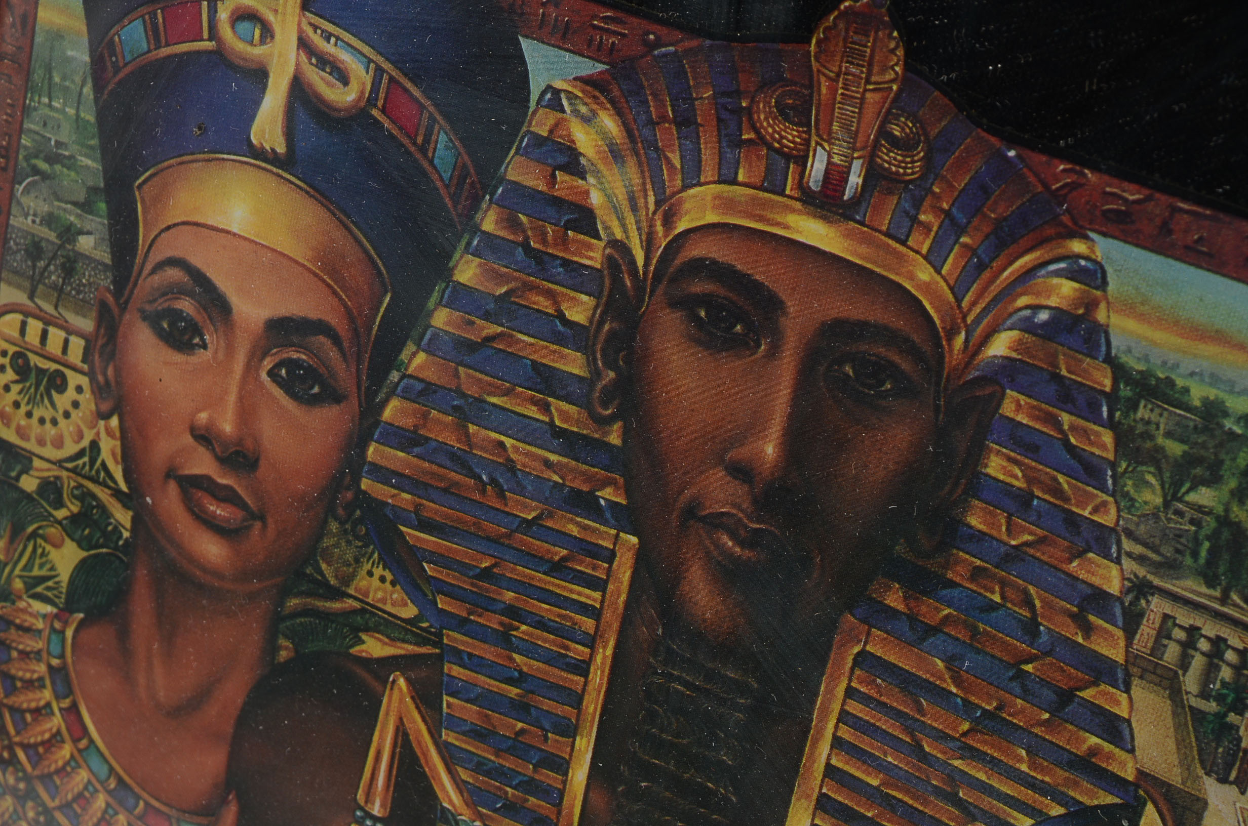 Vintage Budweiser "Kings of Africa" Series Bar Mirror