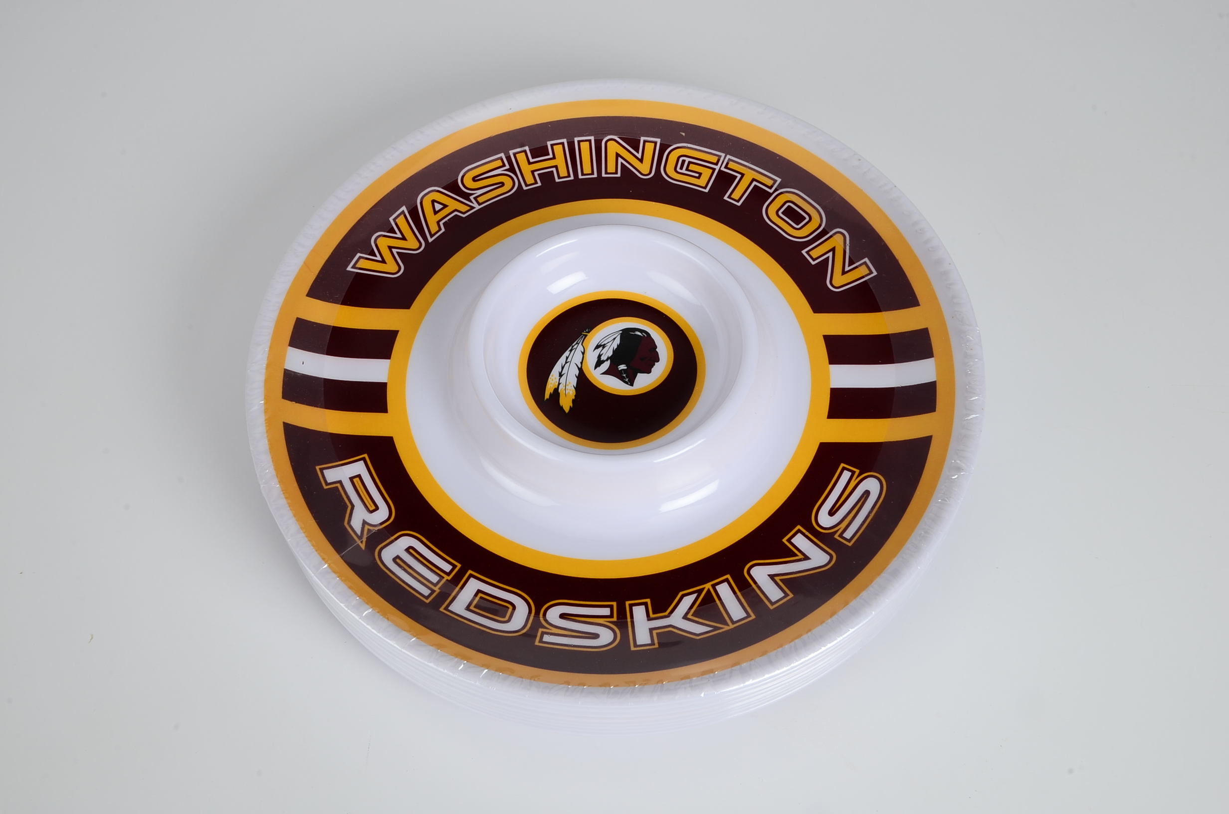 Washington Redskins Factory Box of Plastic Ware