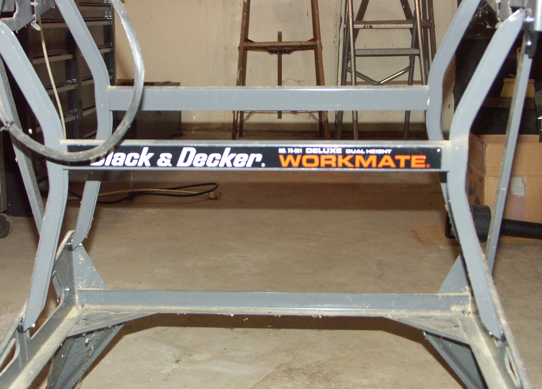 Black and Decker WorkMate Bench and Craftsman Hand Saw