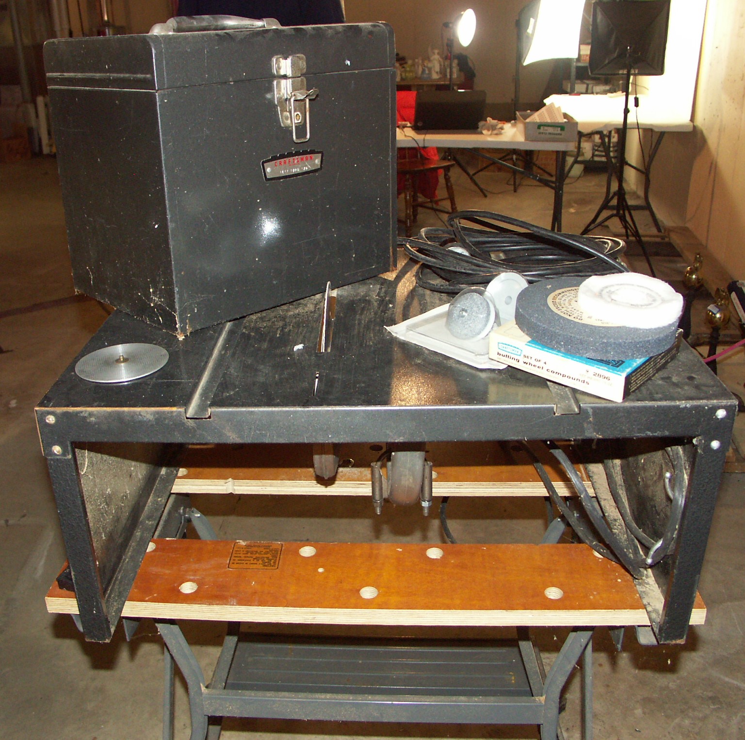 Black and Decker WorkMate Bench and Craftsman Hand Saw