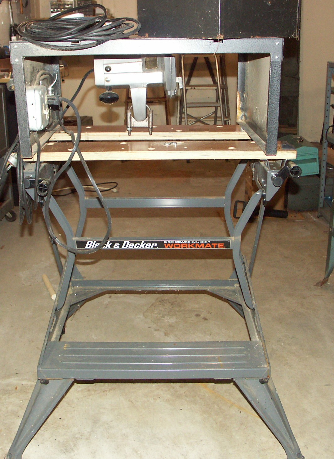Black and Decker WorkMate Bench and Craftsman Hand Saw