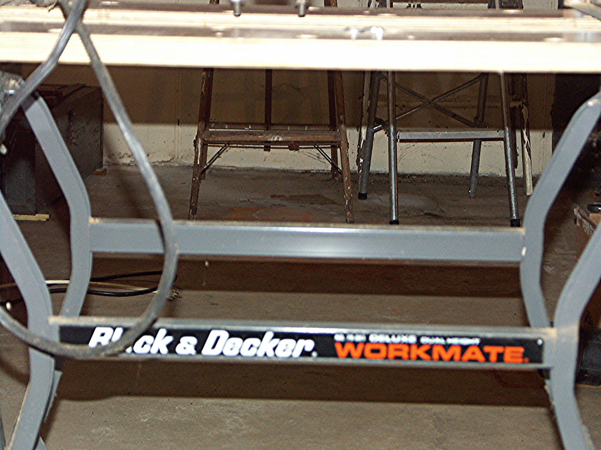 Black and Decker WorkMate Bench and Craftsman Hand Saw