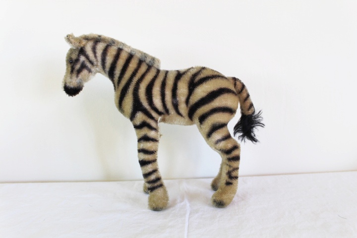 Original Steiff Zebra, Kangaroo and Owl