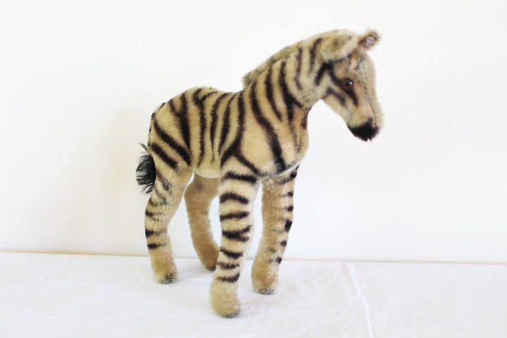 Original Steiff Zebra, Kangaroo and Owl