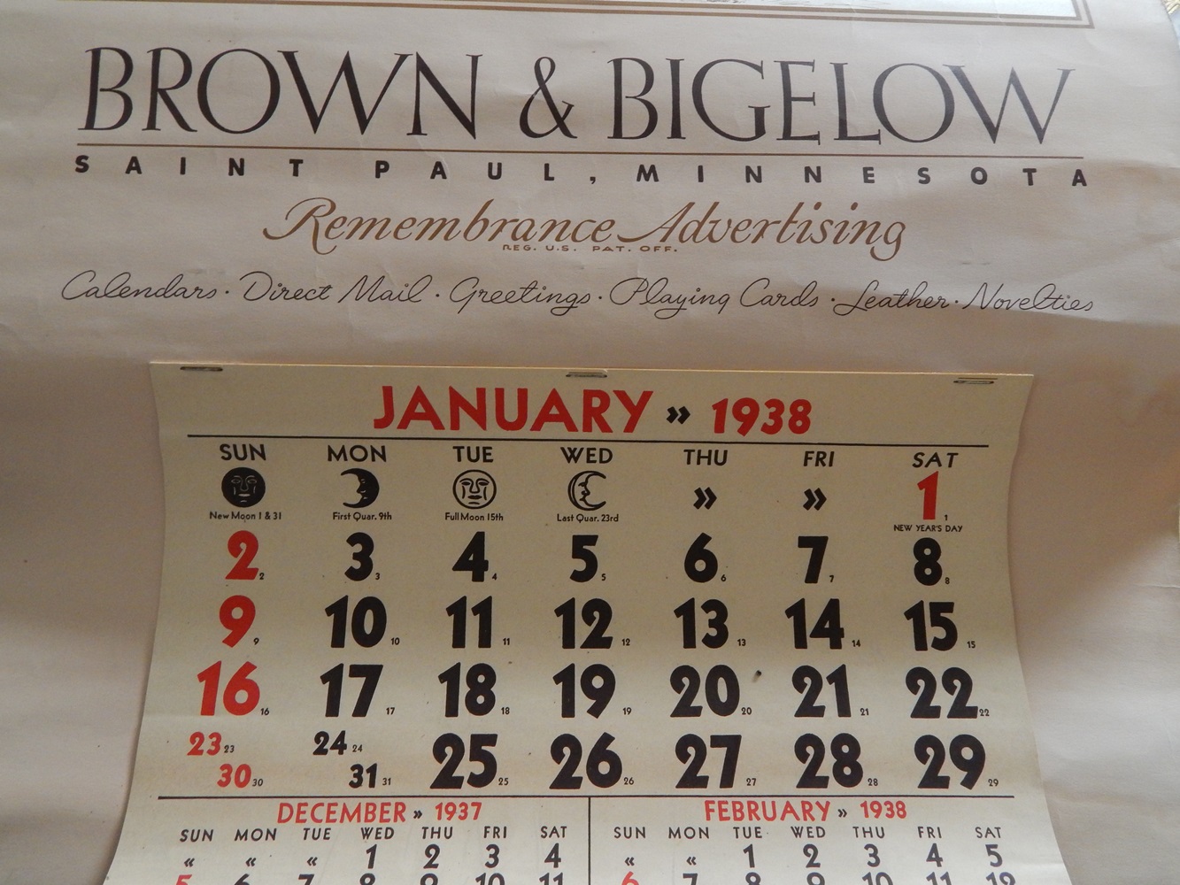 Vintage Calendars