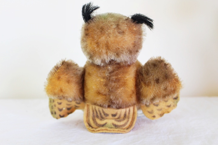 Original Steiff Zebra, Kangaroo and Owl