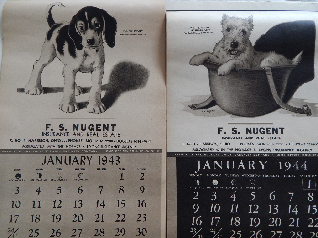 Vintage Calendars