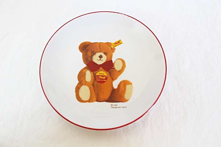 1987 Steiff 15 Piece Child's Teddy Bear Tea Set 